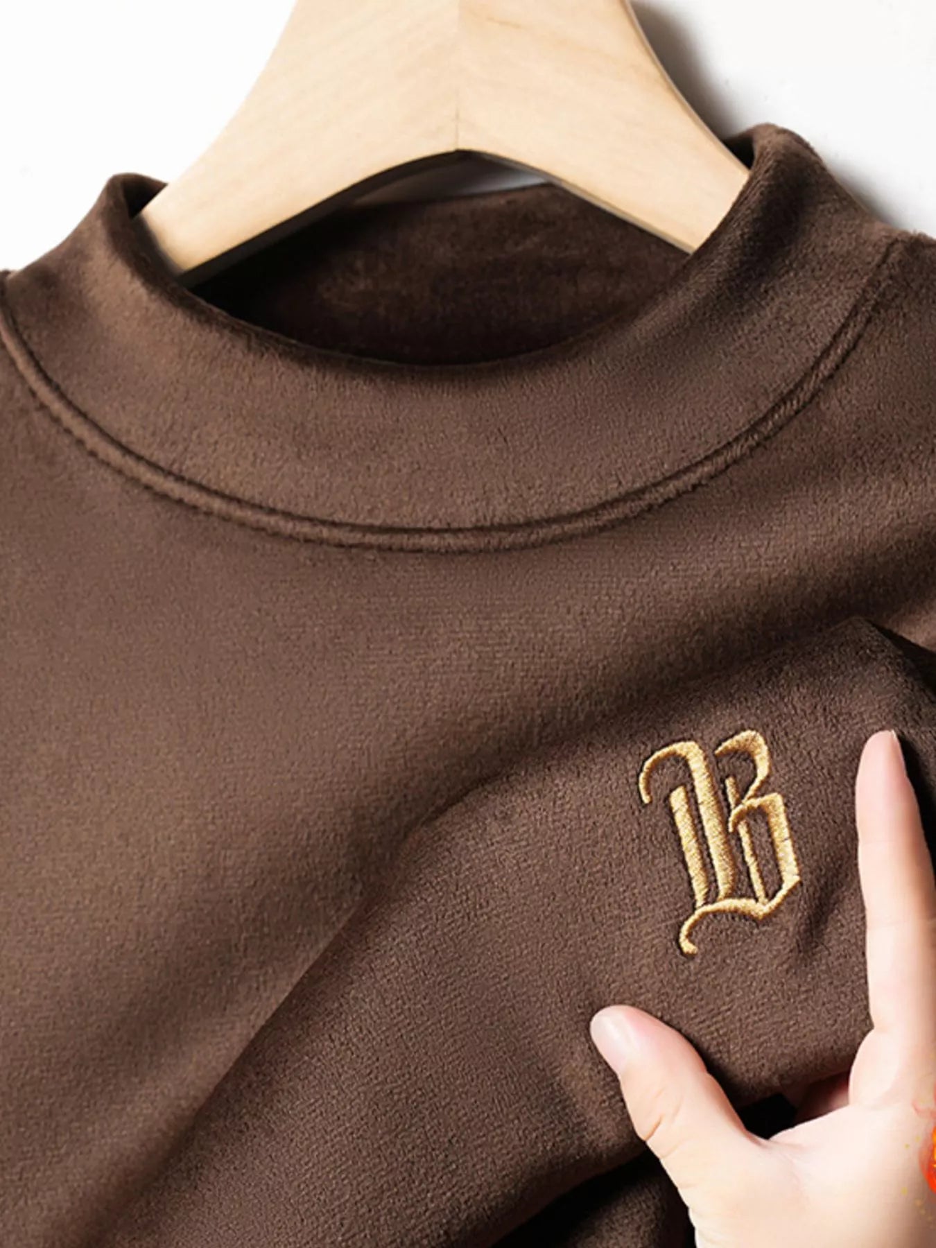 Men's Plus Size Mock Neck Long Sleeve Top - PBNJ FASHIONS