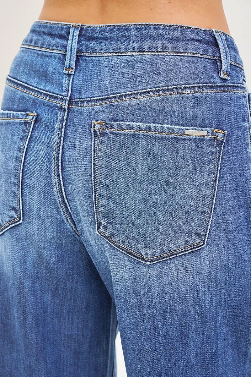 RISEN Slouchy Baggy Jeans with Pockets - PBNJ FASHIONS