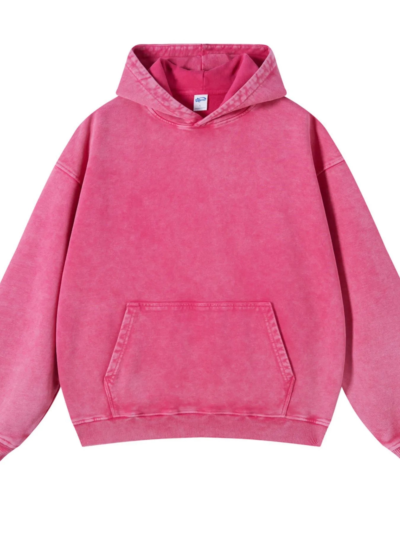 Men's Washed Oversized Long Sleeve Hoodie - PBNJ FASHIONS