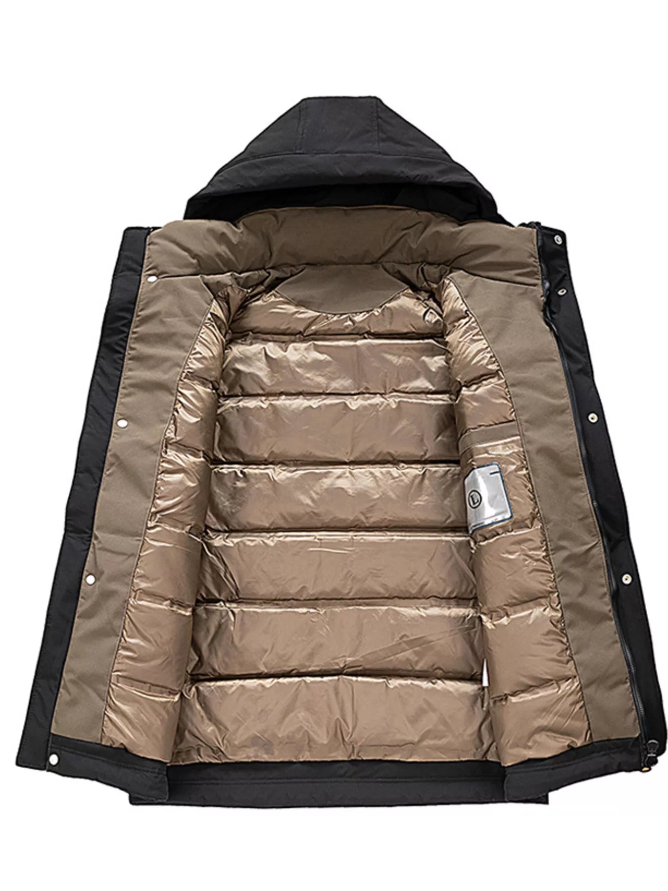 Men's Plus Size Urban Style Hooded Winter Padded Jacket - PBNJ FASHIONS