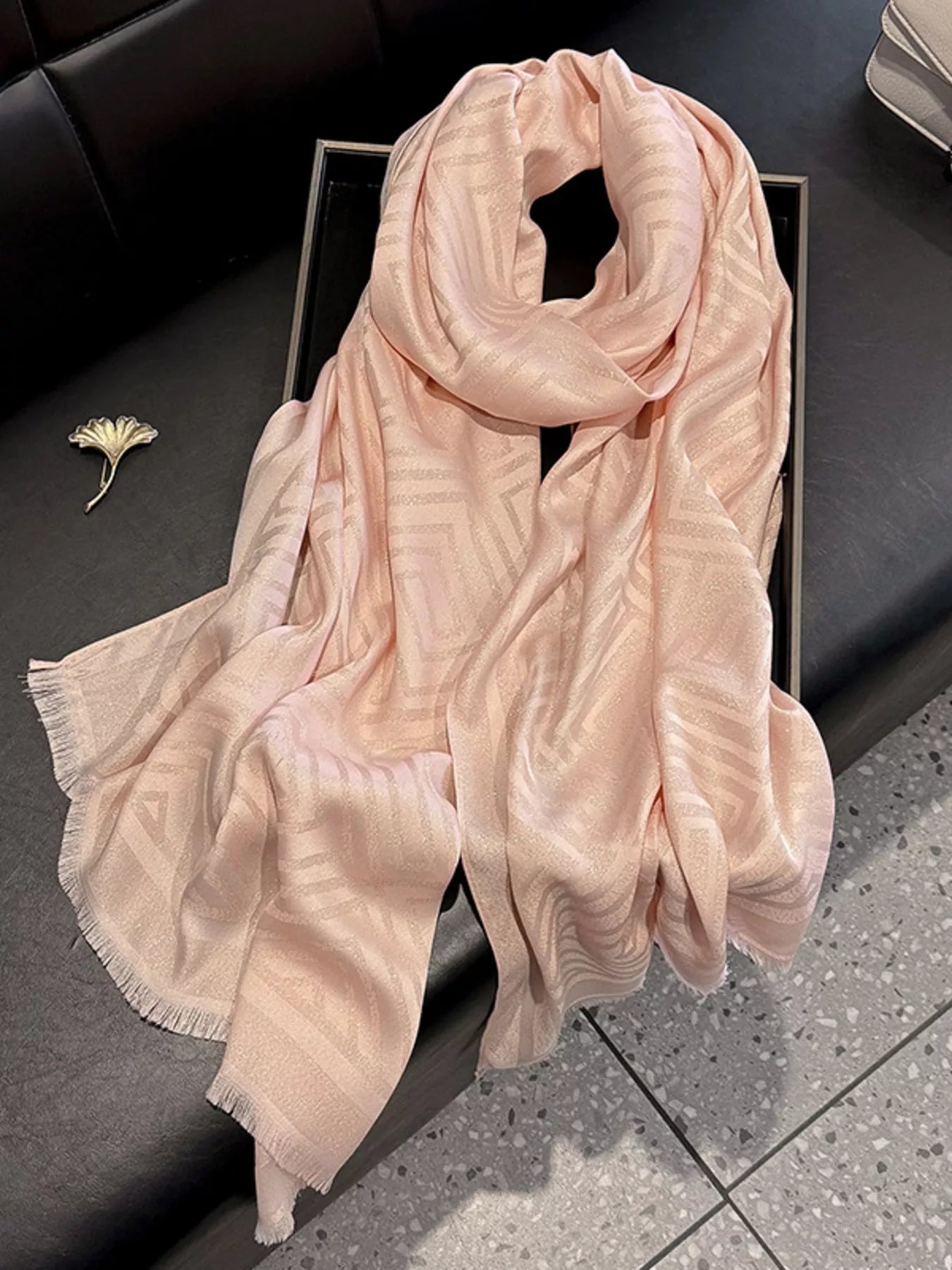 Raw Hem Lightweight Scarf - PBNJ FASHIONS