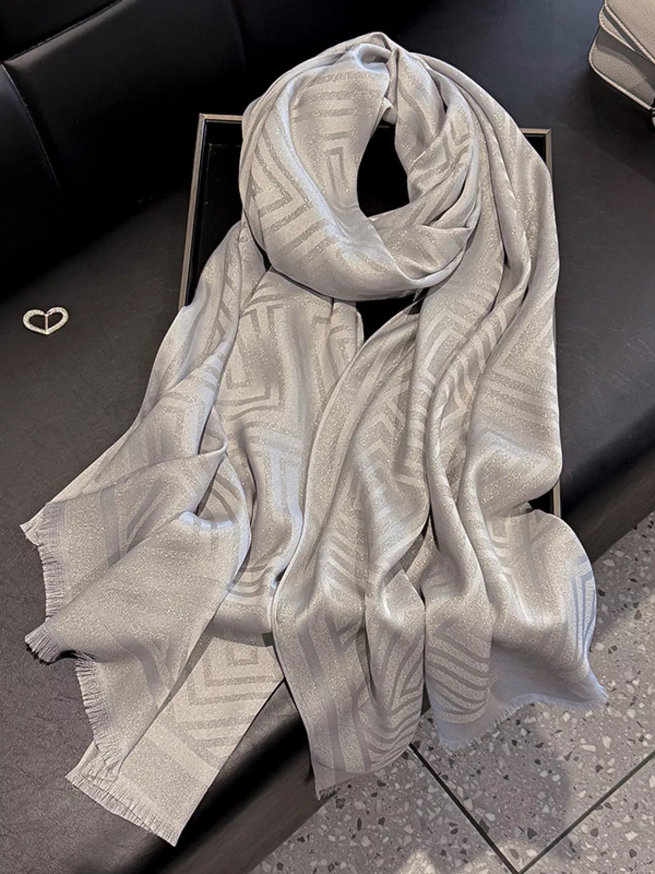 Raw Hem Lightweight Scarf - PBNJ FASHIONS