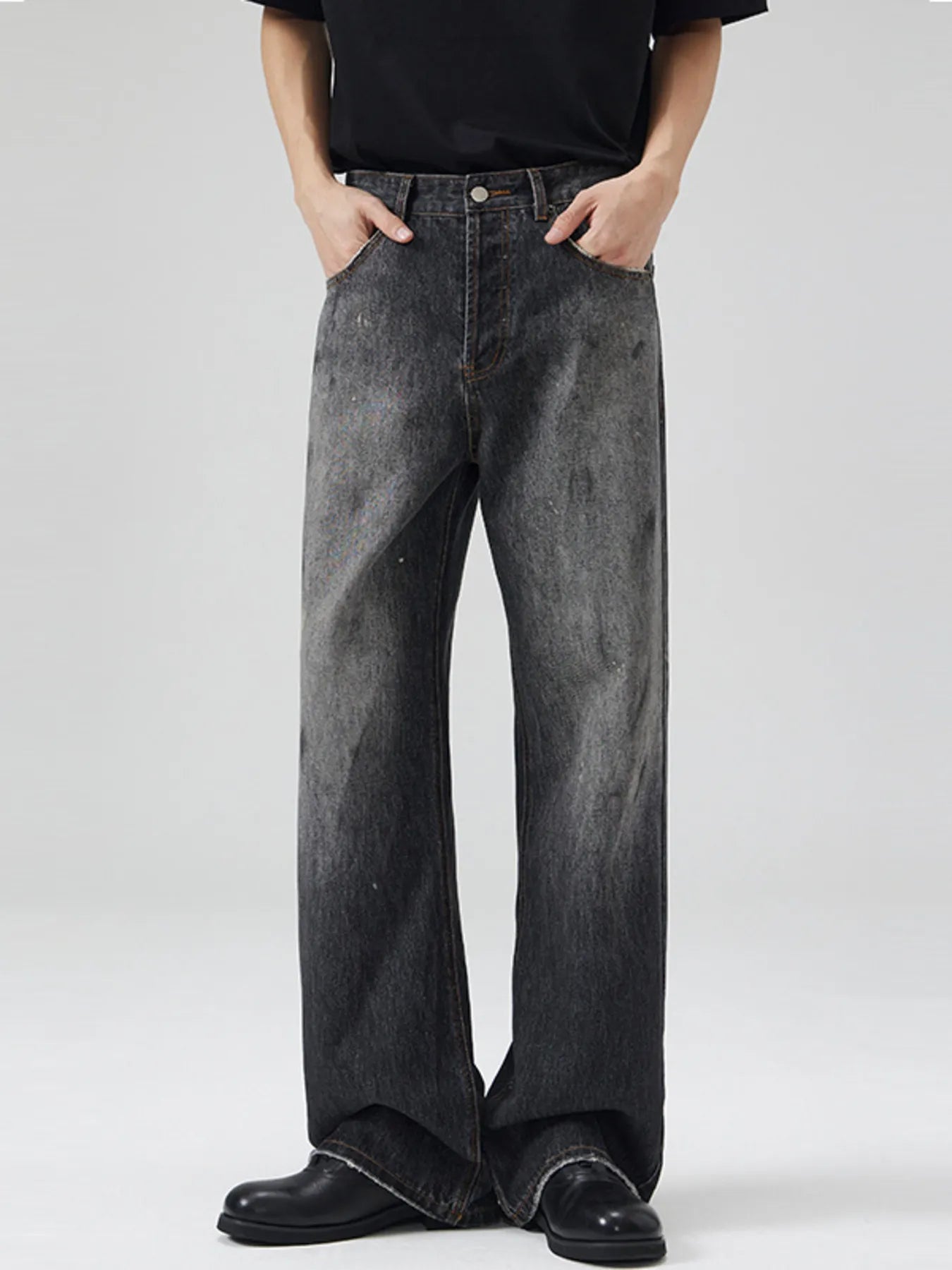Men's Full Size Vintage Wide Leg Jeans Plus Size - PBNJ FASHIONS