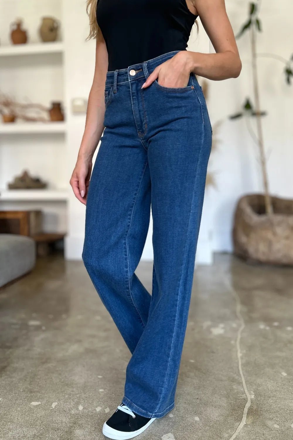 Judy Blue Full Size High Rise Straight Jeans - PBNJ FASHIONS