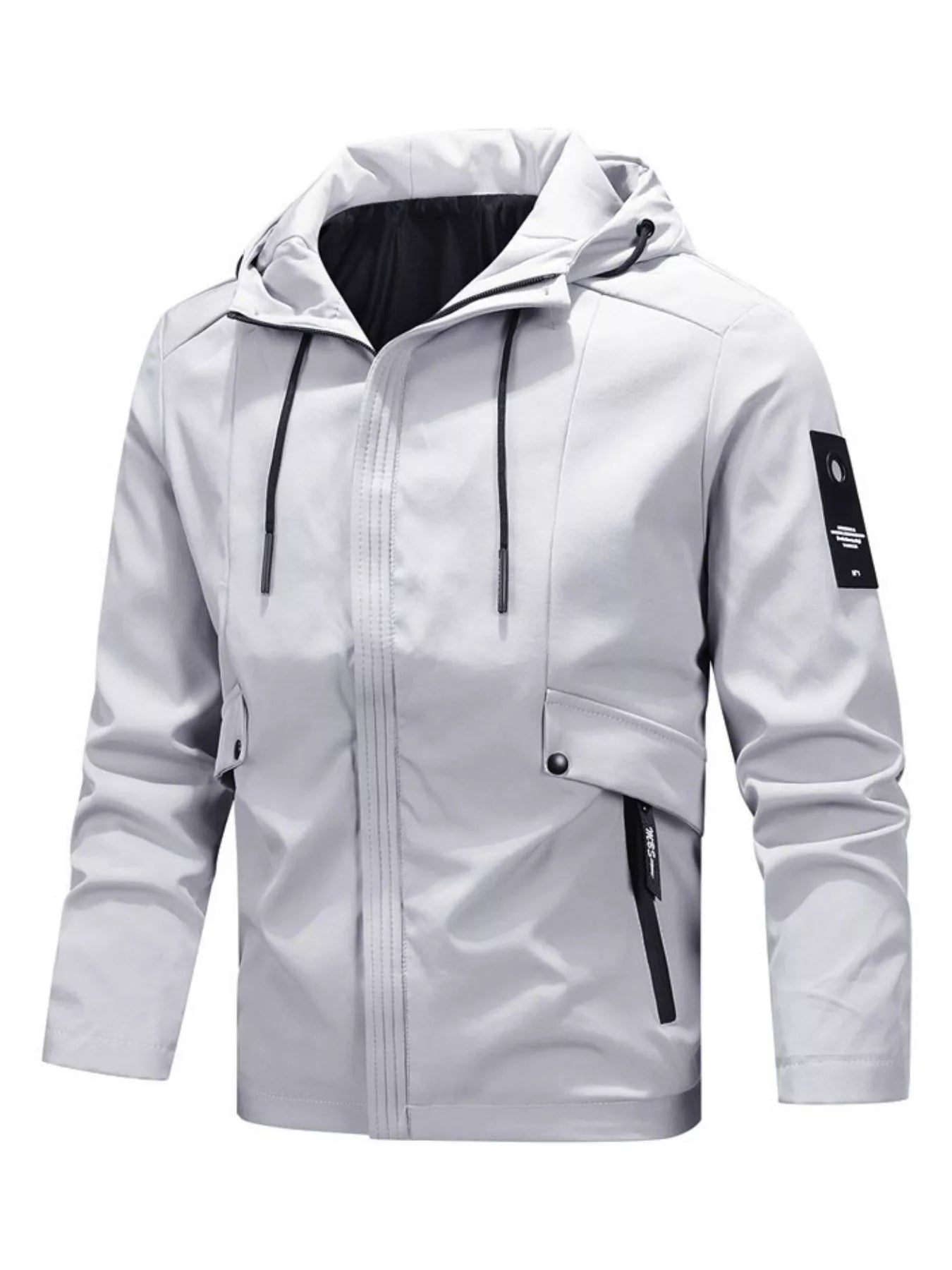Men's Plus Size Casual Hooded Windproof Jacket - PBNJ FASHIONS