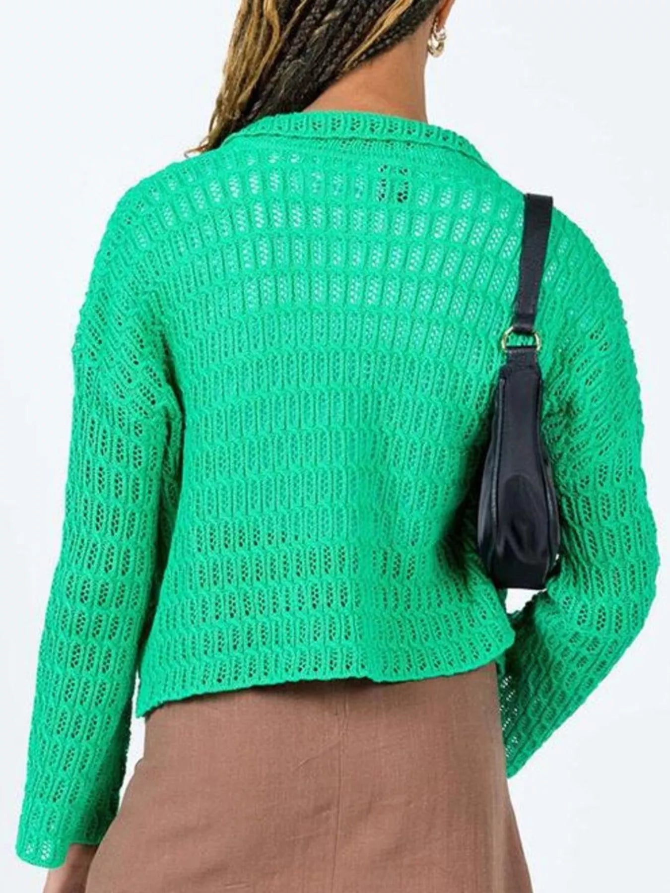 Knit Button - Down Cardigan - PBNJ FASHIONS