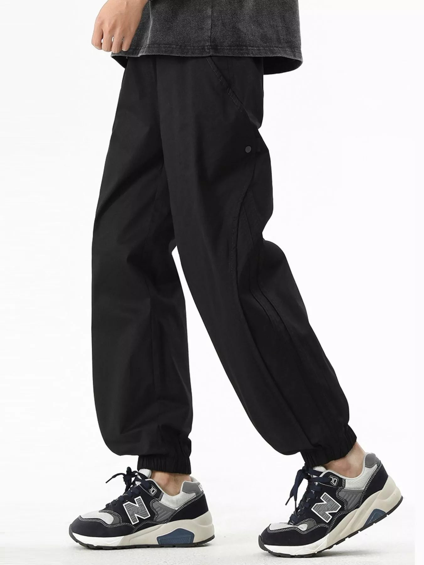 Men's Plus Size Loose Fit Drawstring Casual Pants - PBNJ FASHIONS