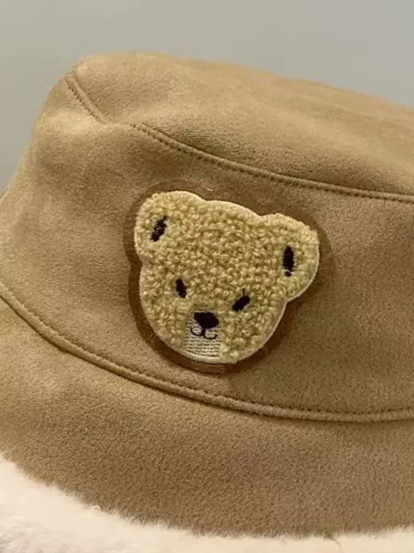 Children's Warm Plush Trim Bucket Hat - PBNJ FASHIONS