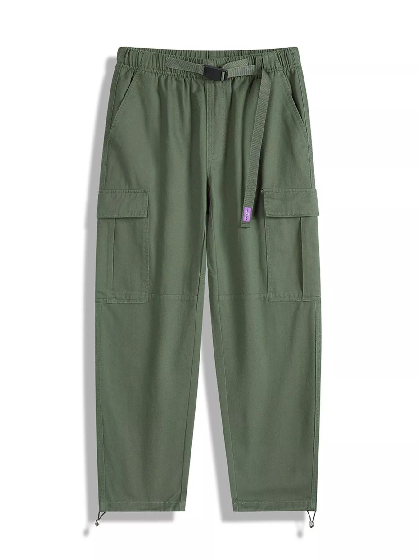 Men's Full Size Casual Cargo Pants with Elastic Waist Plus Size - PBNJ FASHIONS
