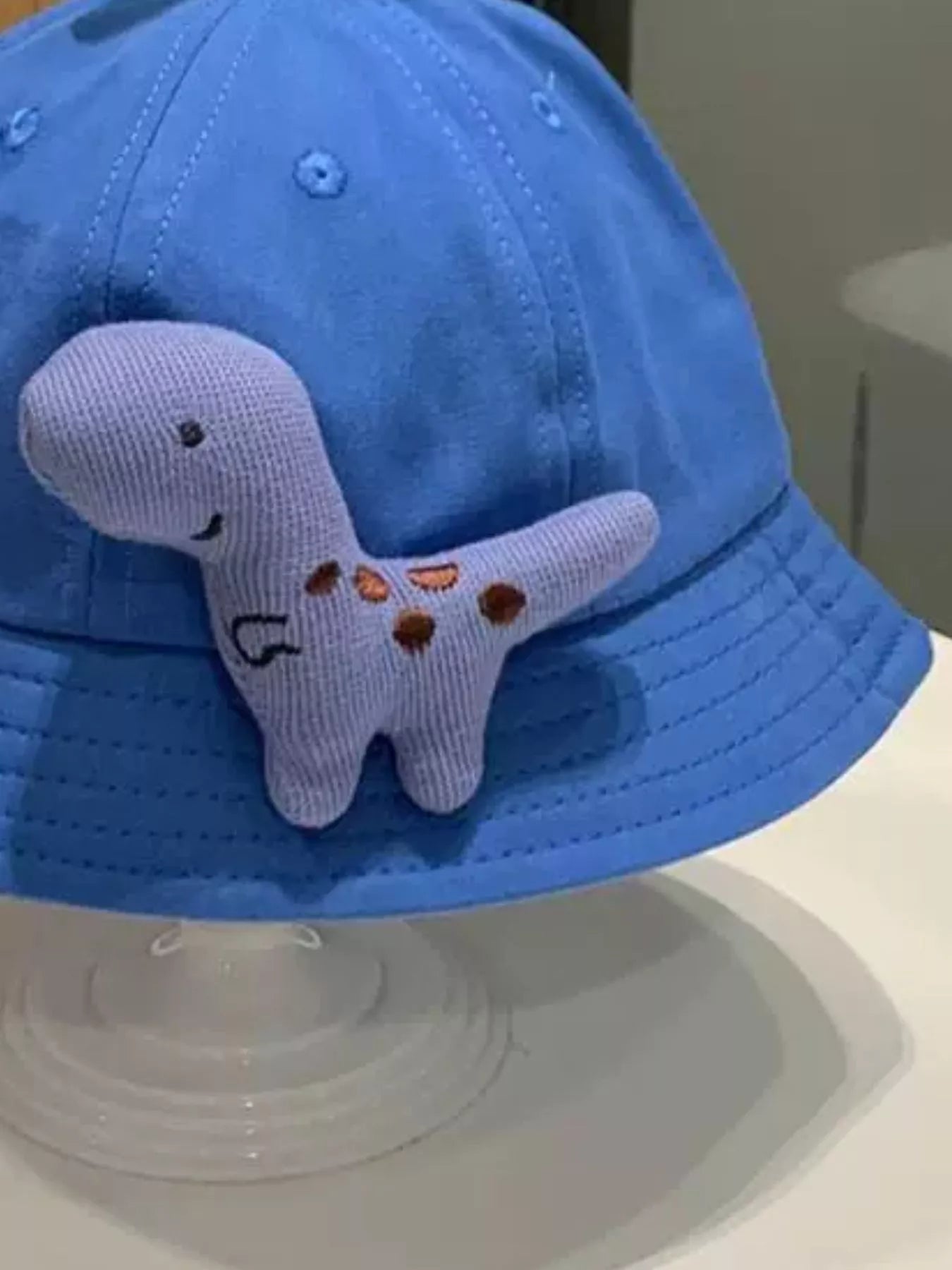 Children's Dinosaur & Sprout Decor Bucket Hat - PBNJ FASHIONS