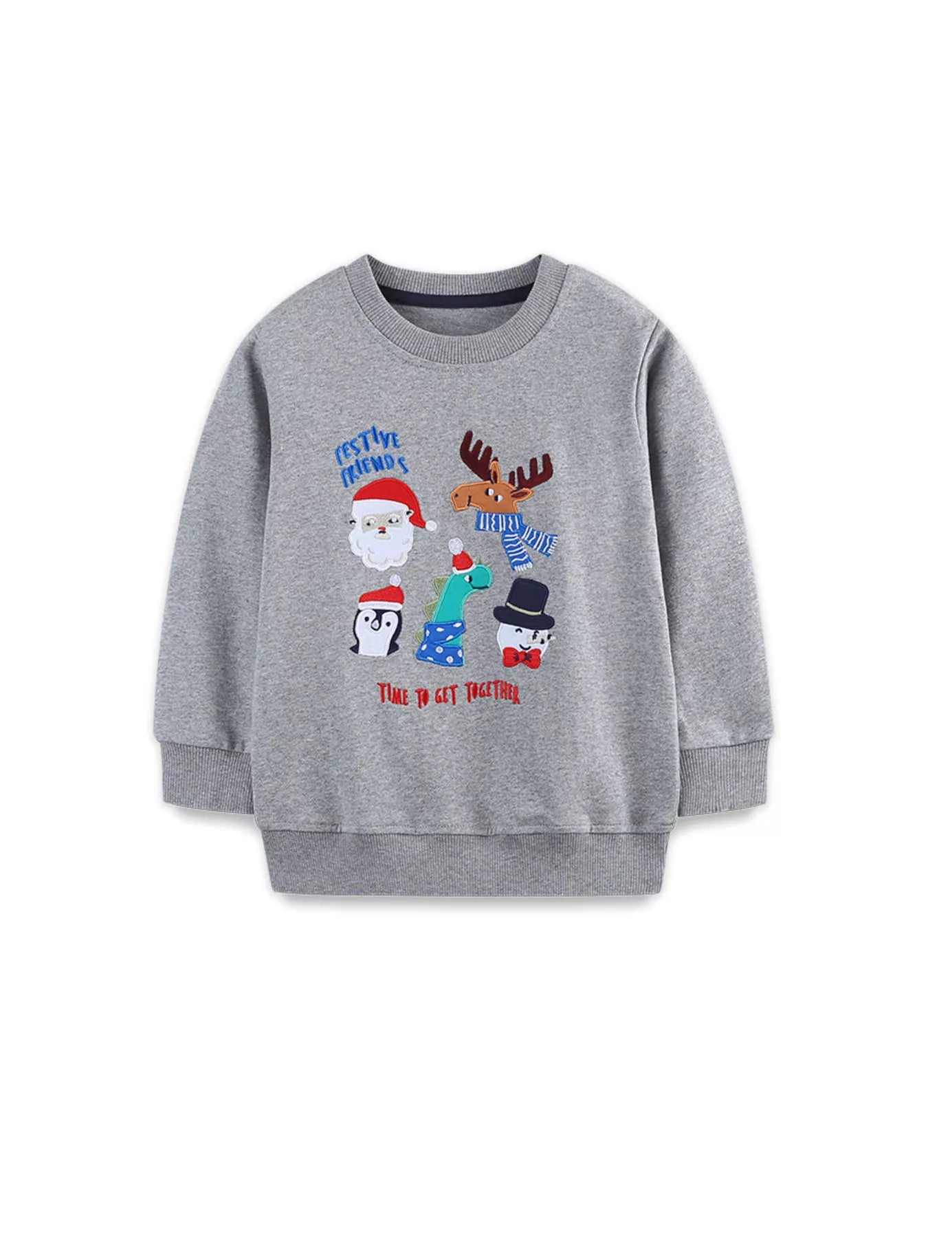 Children's Christmas Crew Neck Sweatshirt - PBNJ FASHIONS