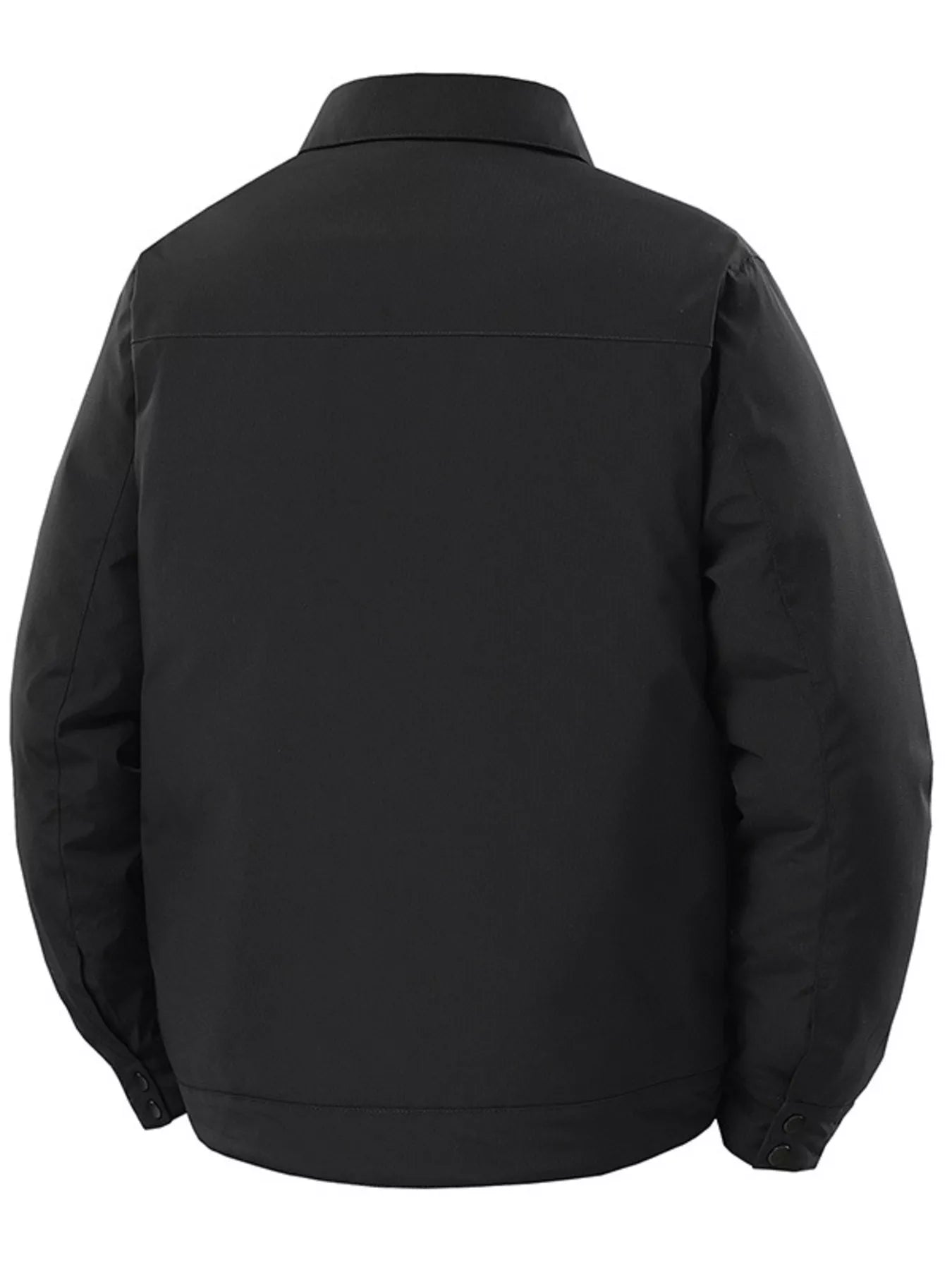 Men's Plus Size Snap Down Long Sleeve Jacket - PBNJ FASHIONS
