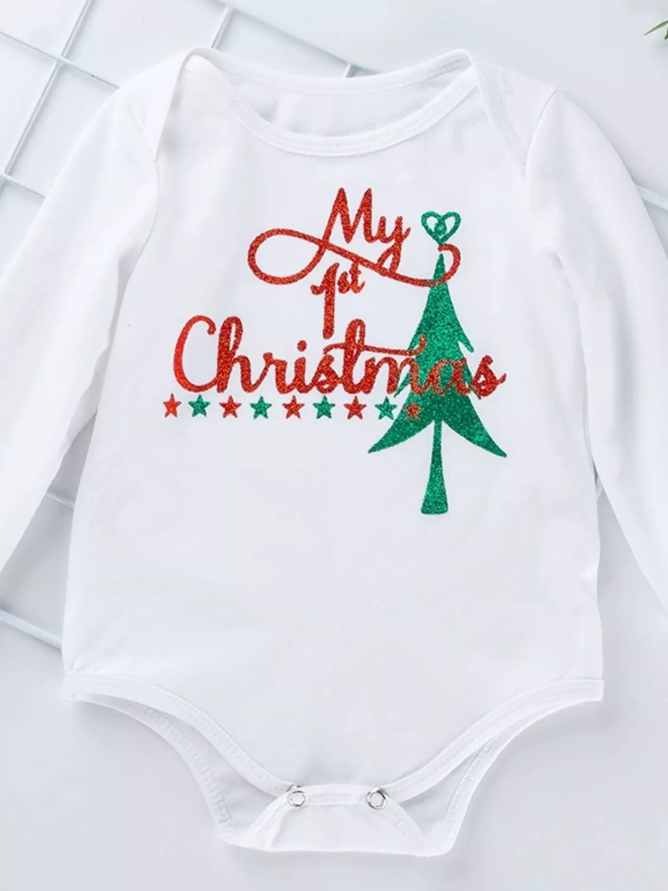 Children's Christmas Santa Baby 4 Piece Outfit Set - PBNJ FASHIONS
