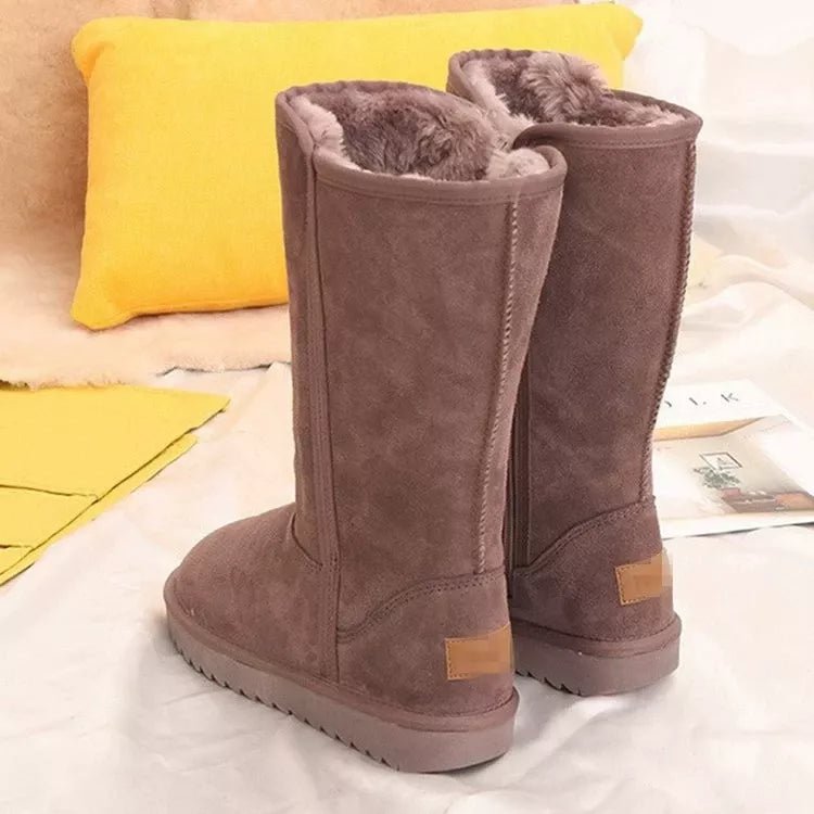 Knee - High Boots with Zipper - PBNJ FASHIONS