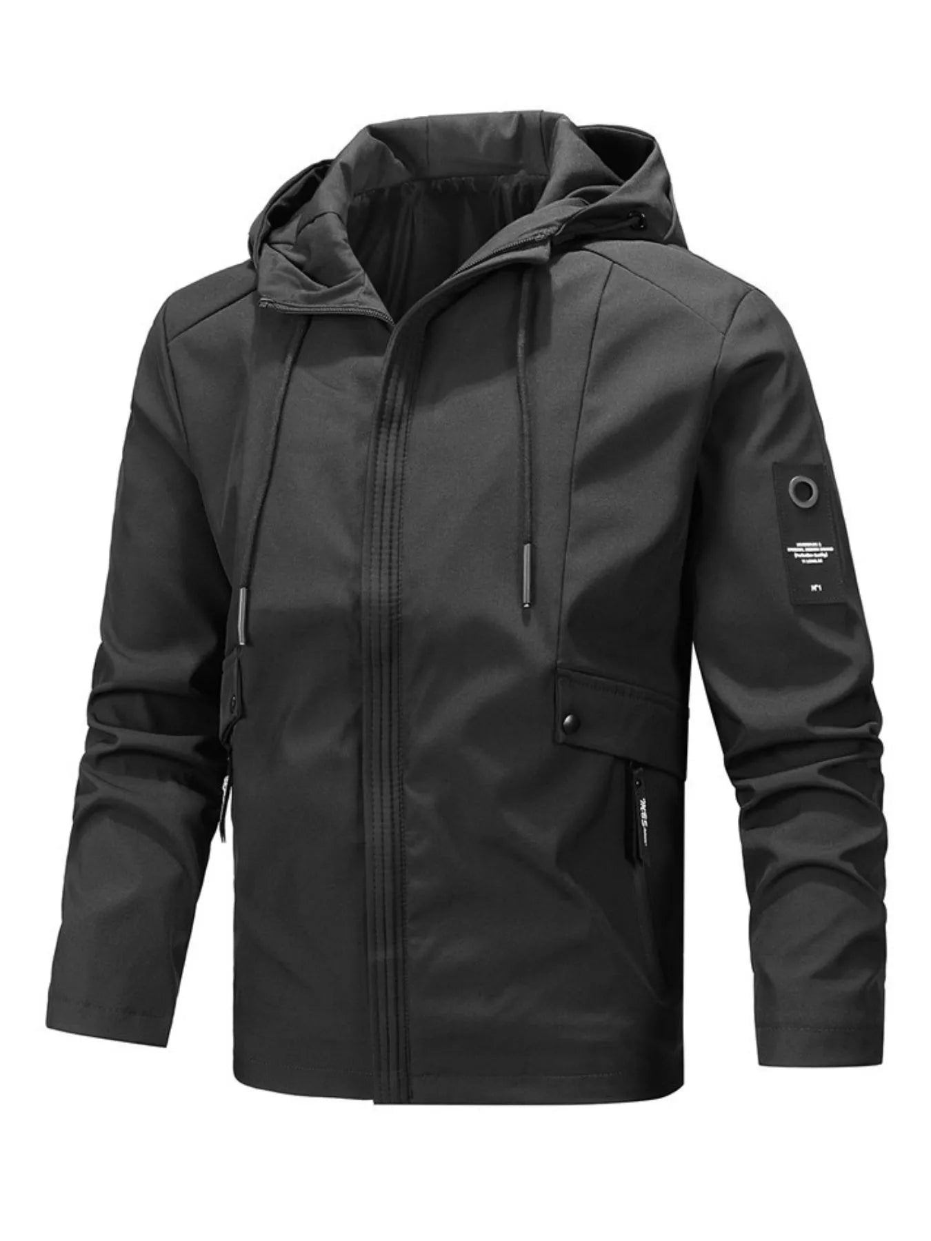 Men's Plus Size Casual Hooded Windproof Jacket - PBNJ FASHIONS