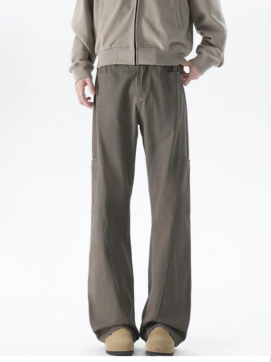 Men's Plus Size Wide Leg Casual Jeans - PBNJ FASHIONS