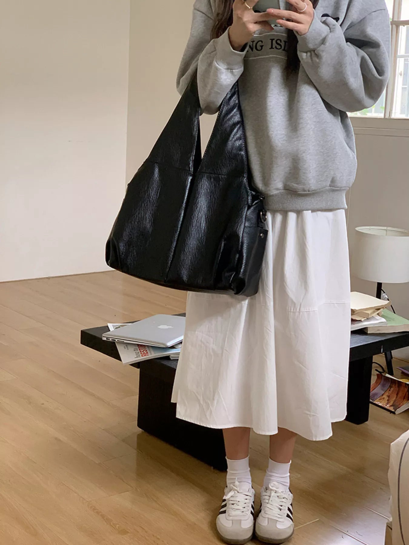 PU Leather Tote Bag - PBNJ FASHIONS