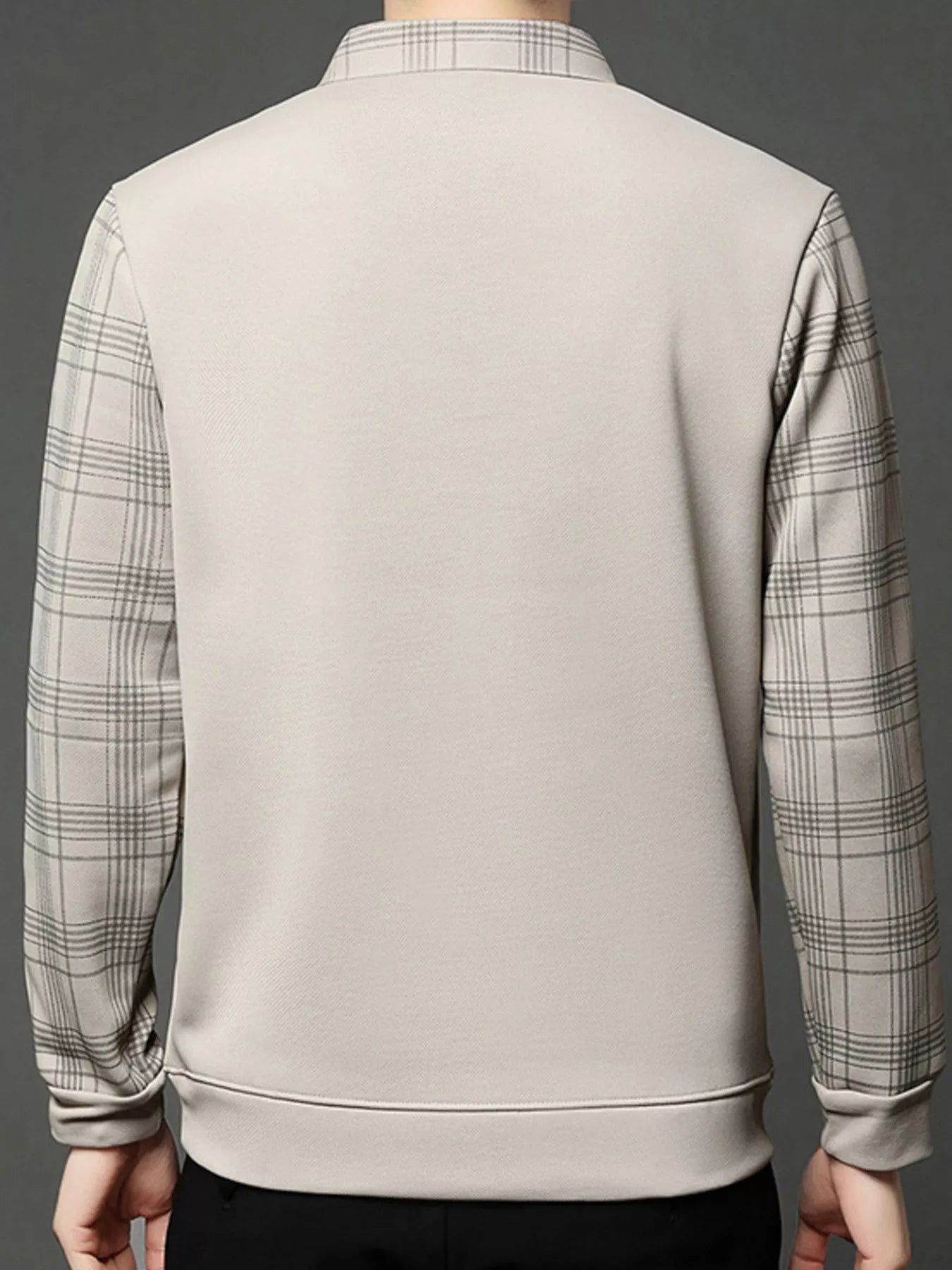 Men's Plus Size Layered - Look Long Sleeve Polo - PBNJ FASHIONS