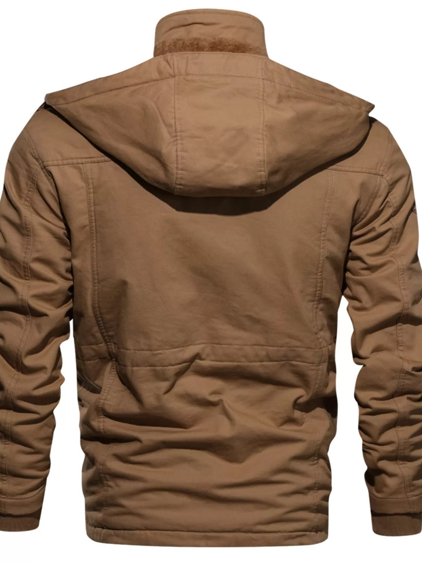 Men's Plus Size Fleece Lined Zip Up Jacket - PBNJ FASHIONS