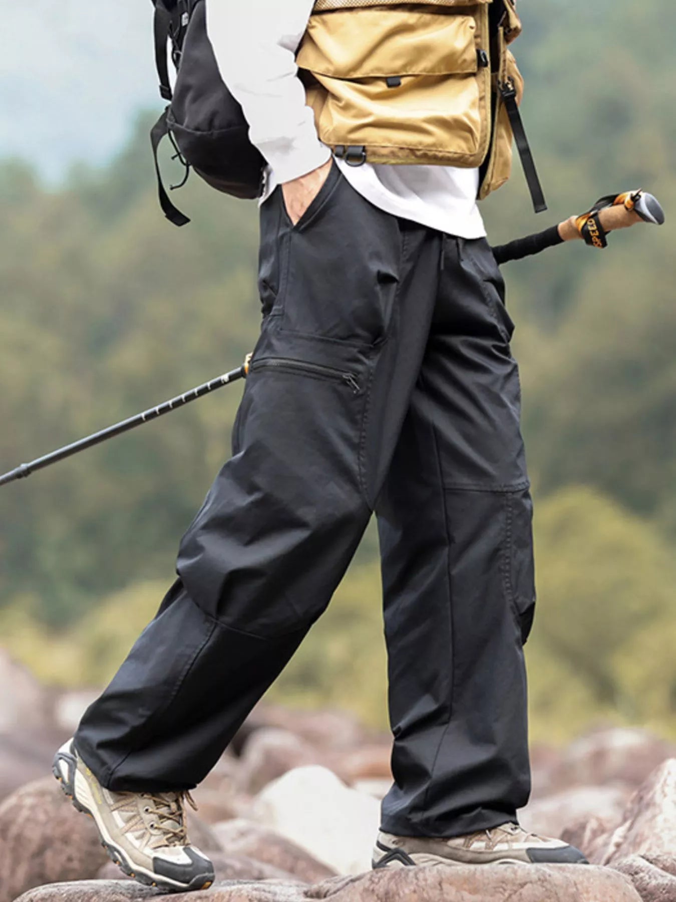 Men's Plus Size Relaxed Fit Cargo Pants - PBNJ FASHIONS