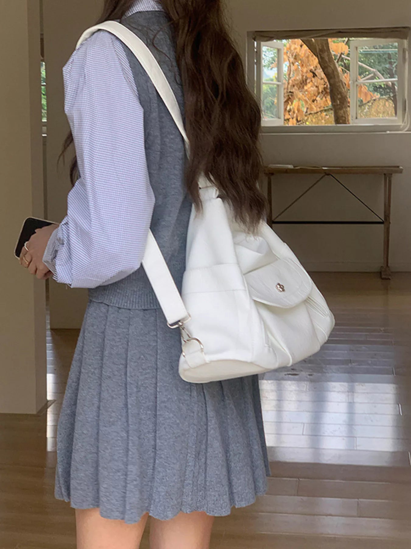Multiple Pockets Adjustable Strap Shoulder Bag - PBNJ FASHIONS