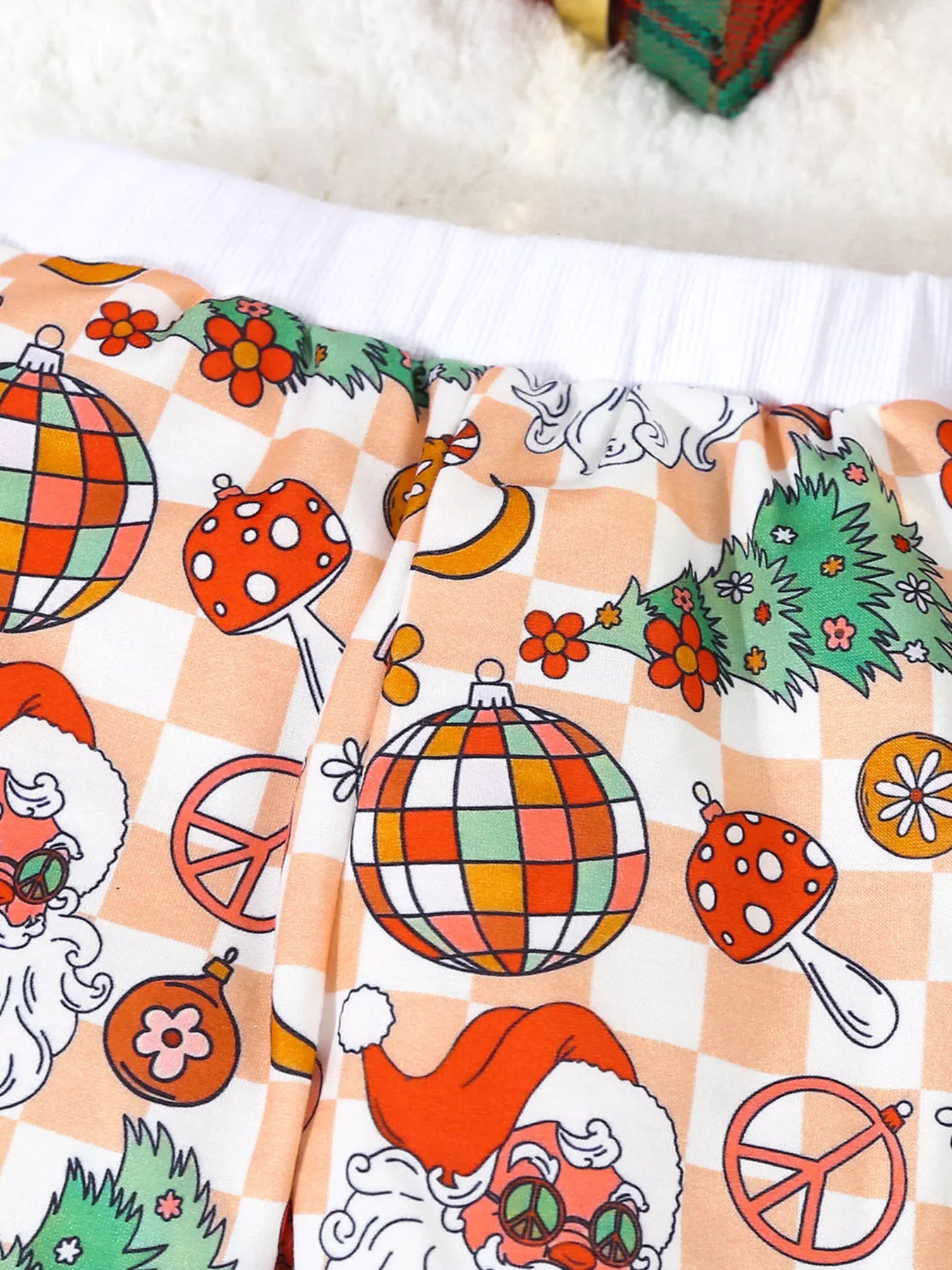 Children's Christmas Santa Print Long Sleeve Set - PBNJ FASHIONS