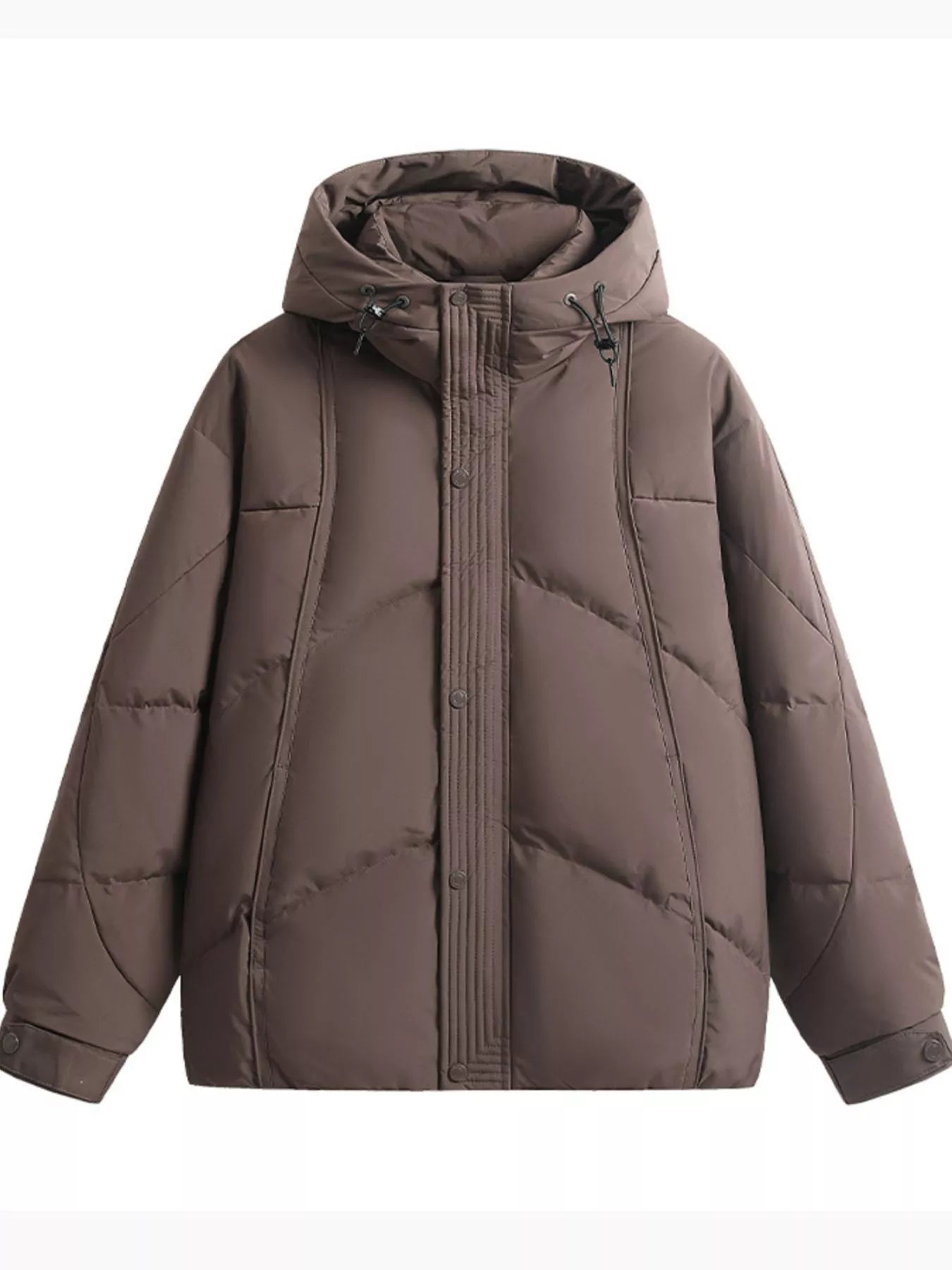Men's Plus Size Hooded Padded Puffer Jacket - PBNJ FASHIONS