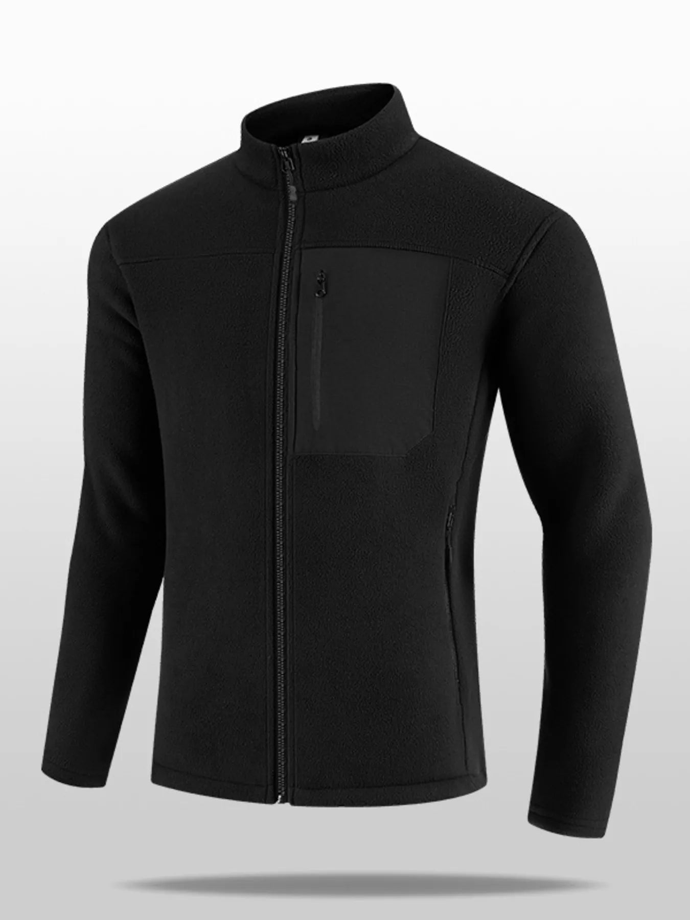 Men's Plus Size Zip Up Long Sleeve Jacket - PBNJ FASHIONS