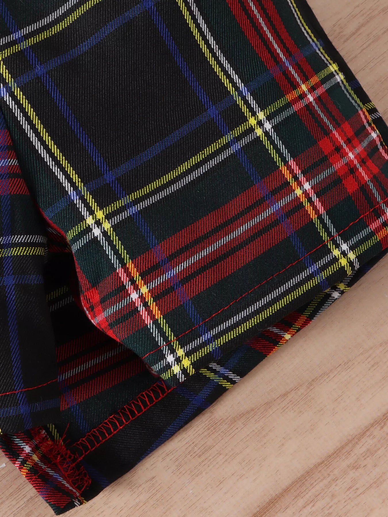 Children's Ribbed Knit Top & Plaid Skirt Set - PBNJ FASHIONS