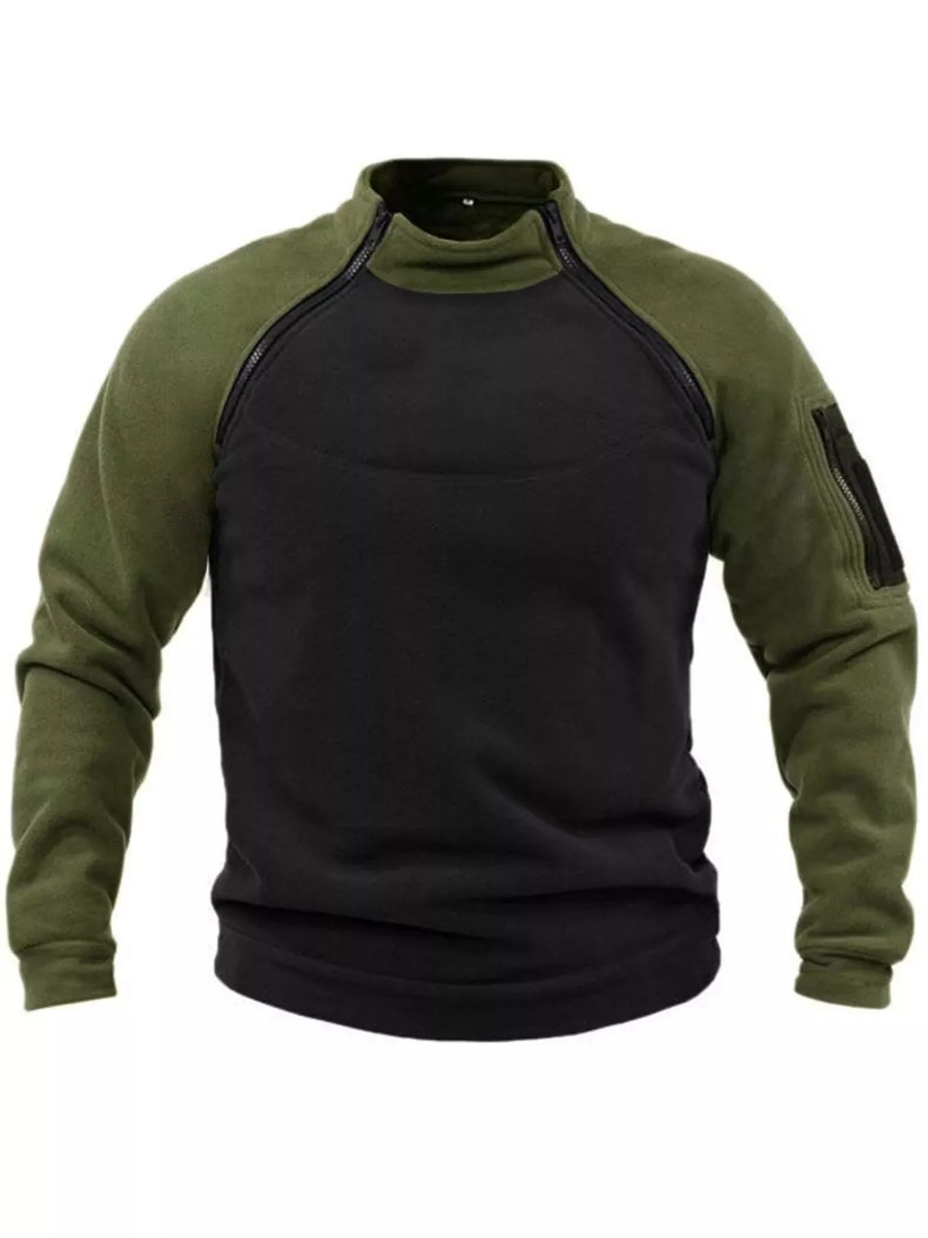Men's Full Size Long Sleeve Fleece Sweatshirt Plus Size - PBNJ FASHIONS
