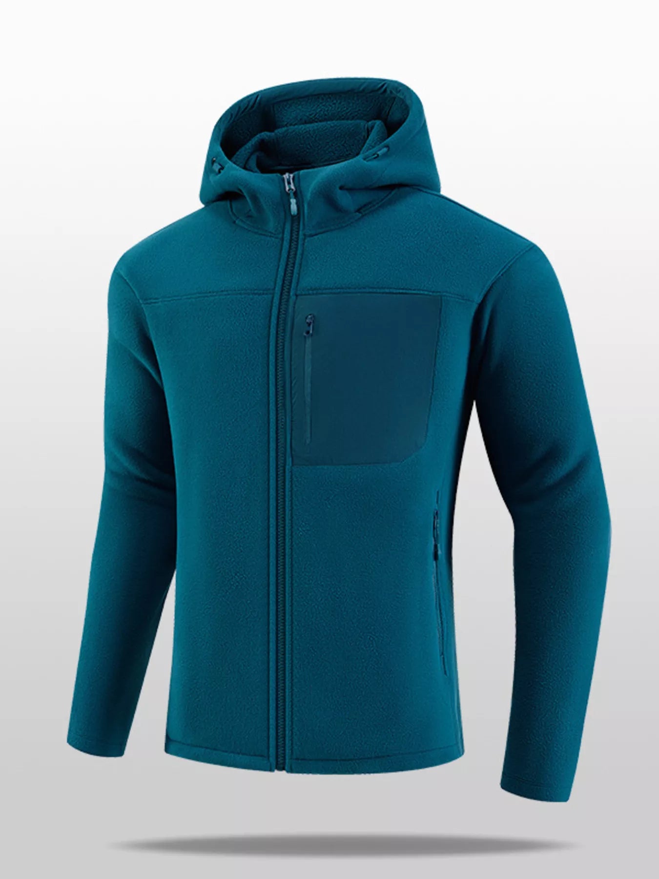 Men's Plus Size Hooded Fleece Full - Zip Jacket - PBNJ FASHIONS