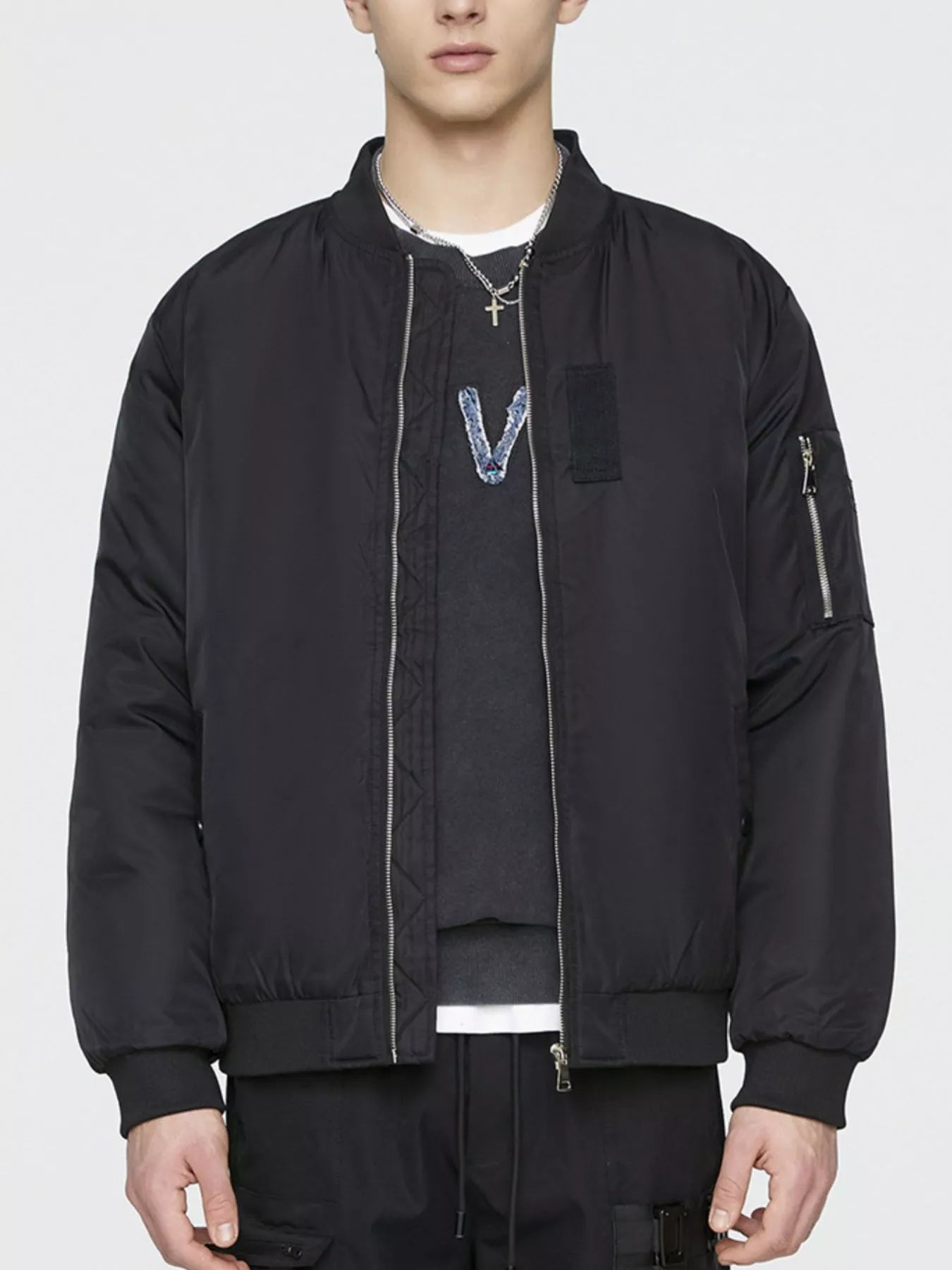 Men's Plus Size Lightweight Bomber Jacket - PBNJ FASHIONS