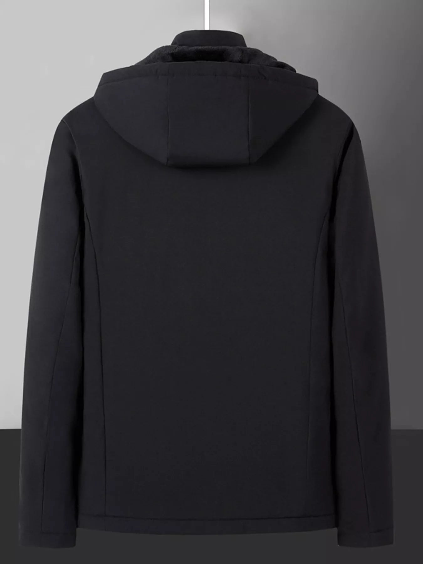 Men's Plus Size Warm Fleece Lined Hooded Winter Coat - PBNJ FASHIONS