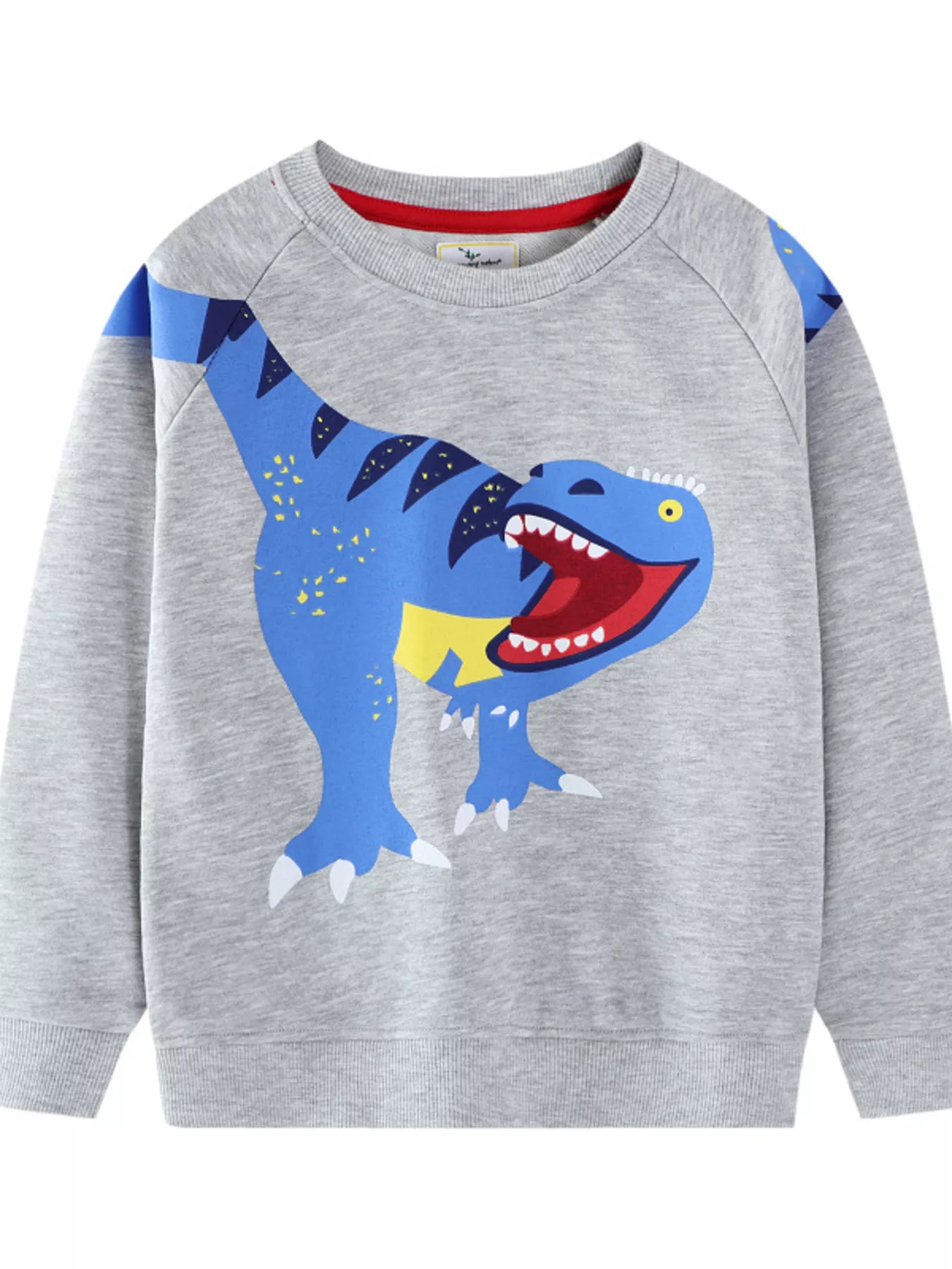 Children's Dinosaur Crew Neck Sweatshirt - PBNJ FASHIONS