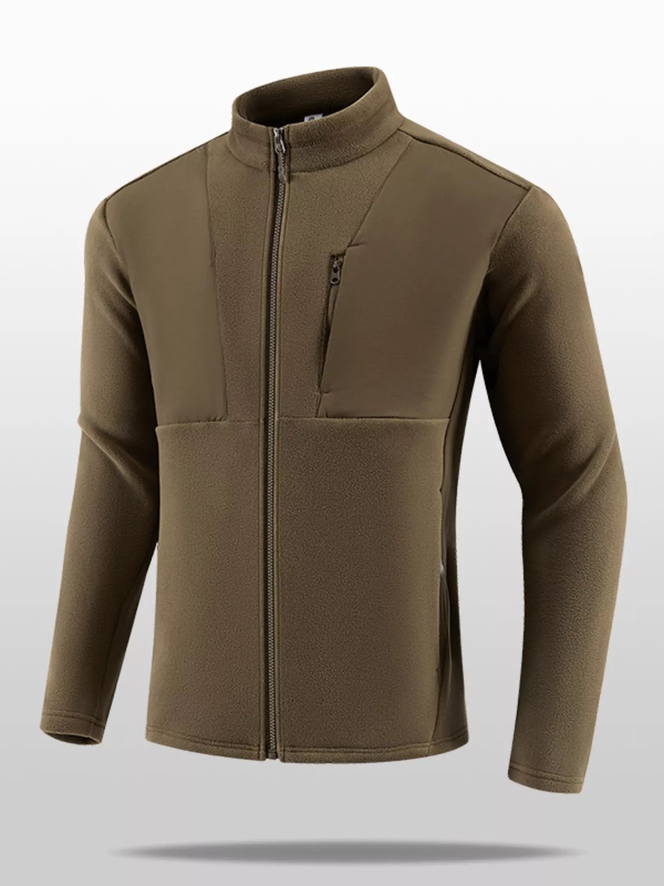 Men's Plus Size Full - Zip Fleece Jacket - PBNJ FASHIONS