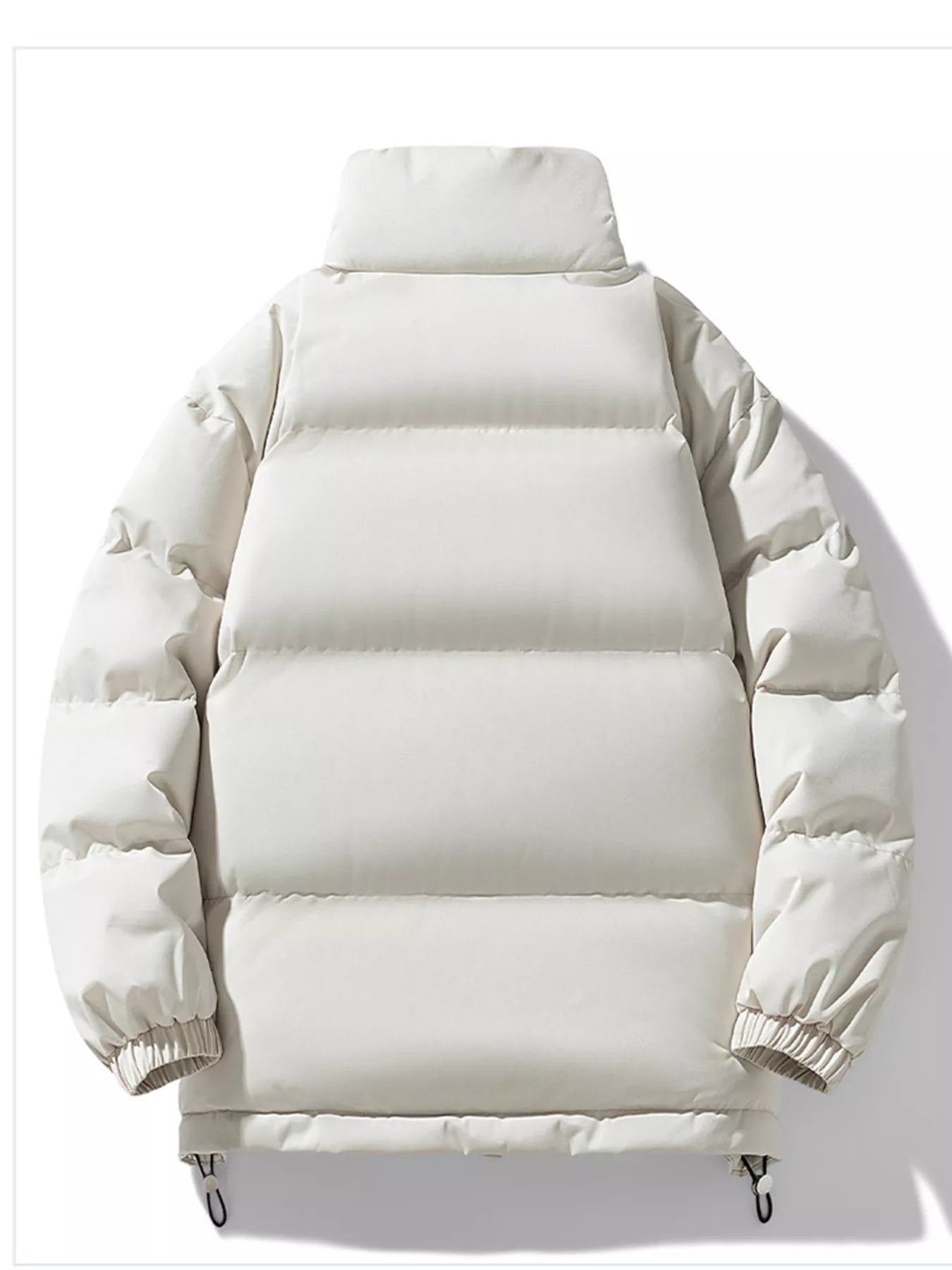 Men's Full Size Padded Stand Collar Winter Coat Plus Size - PBNJ FASHIONS