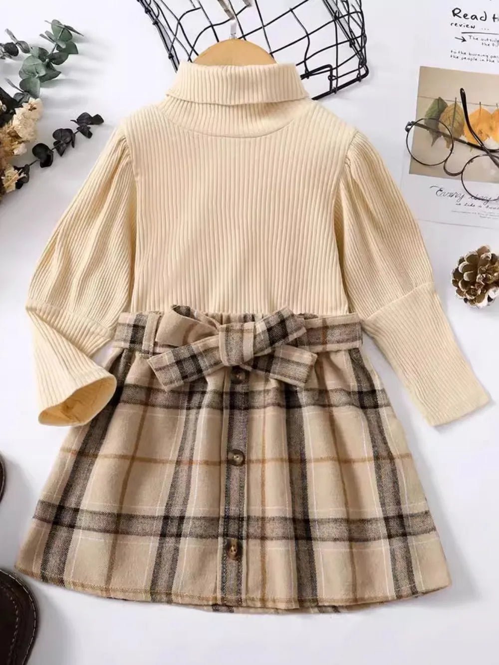 Turtleneck Long Sleeve Top and Skirt Set - PBNJ FASHIONS