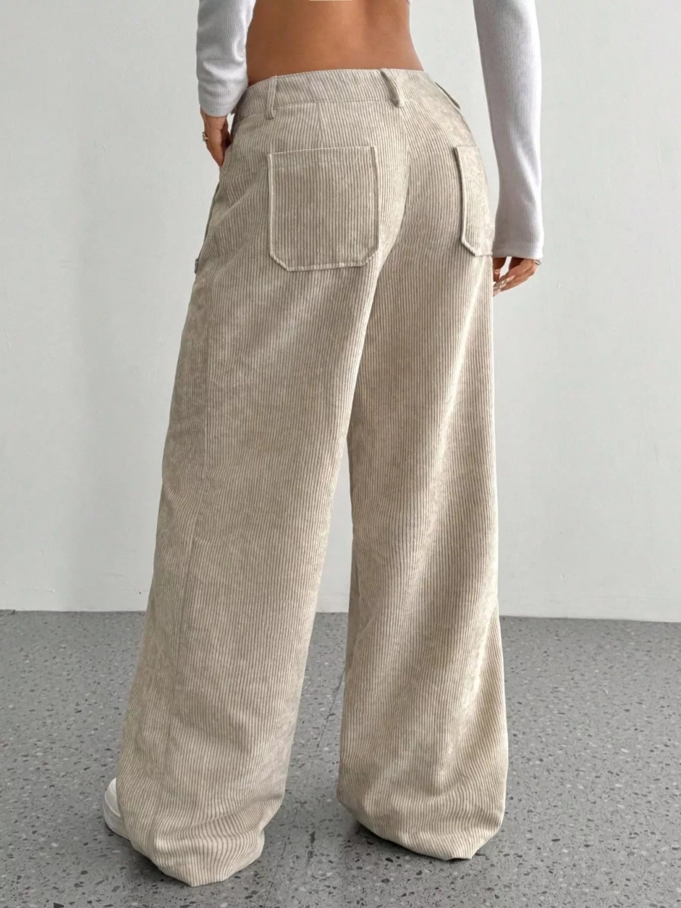 Corduroy Wide Leg Pants - PBNJ FASHIONS