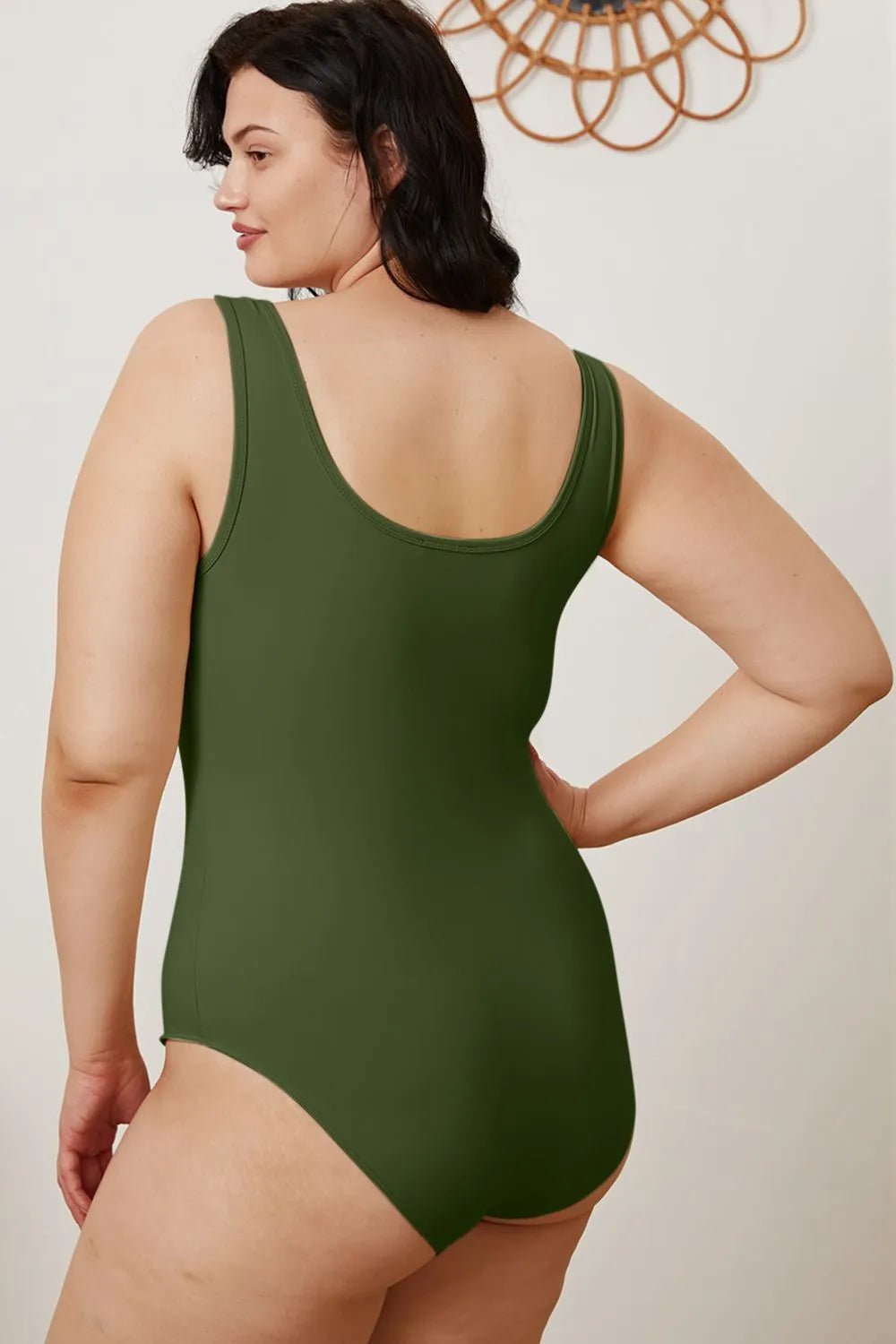 Basic Bae Full Size Square Neck Sleeveless Bodysuit - PBNJ FASHIONS