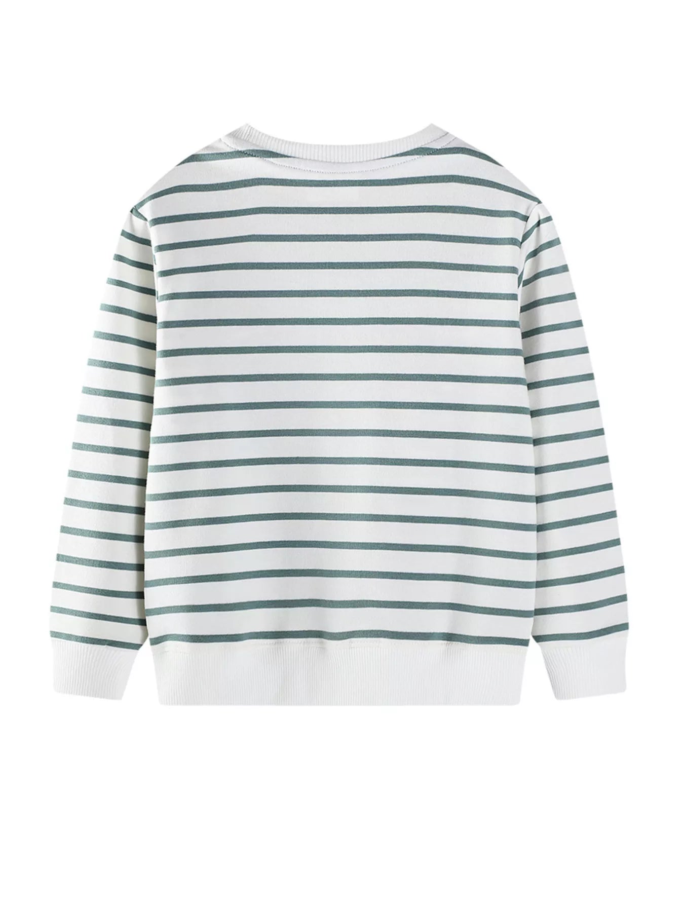 Children's Striped Tractor Crew Neck Sweatshirt - PBNJ FASHIONS