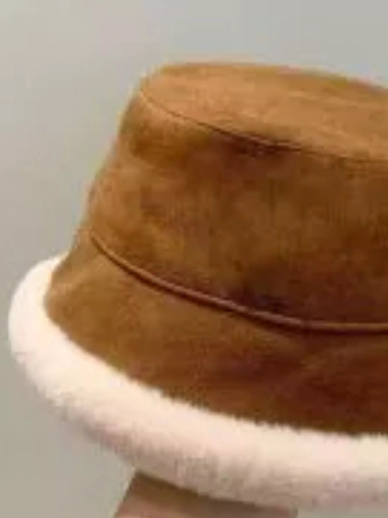 Children's Warm Plush Trim Bucket Hat - PBNJ FASHIONS