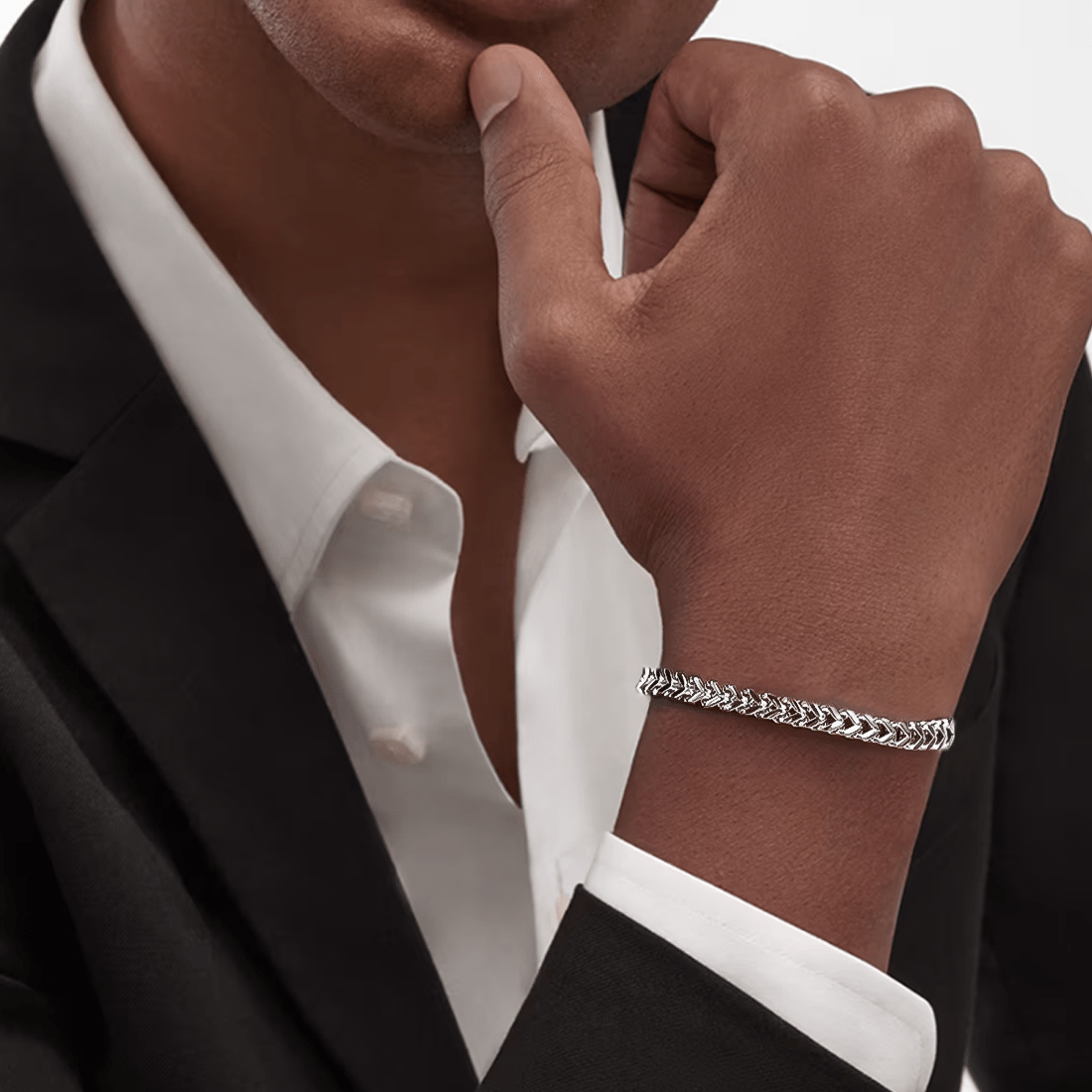 BG140W B.Tiff Franco Link Bracelet - PBNJ FASHIONS