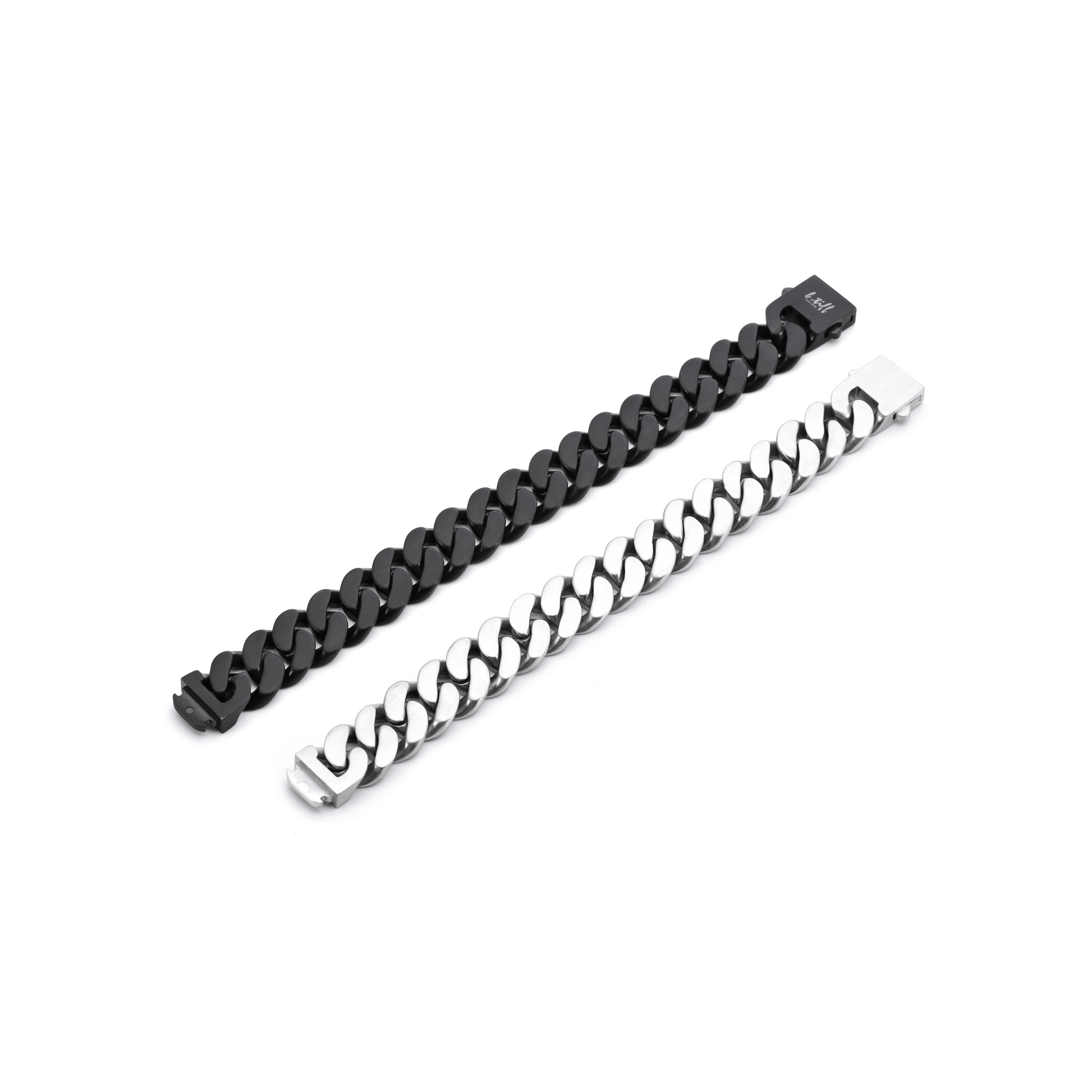 BG160W B.Tiff High Polish 16mm Flat Cuban Link Bracelet - PBNJ FASHIONS