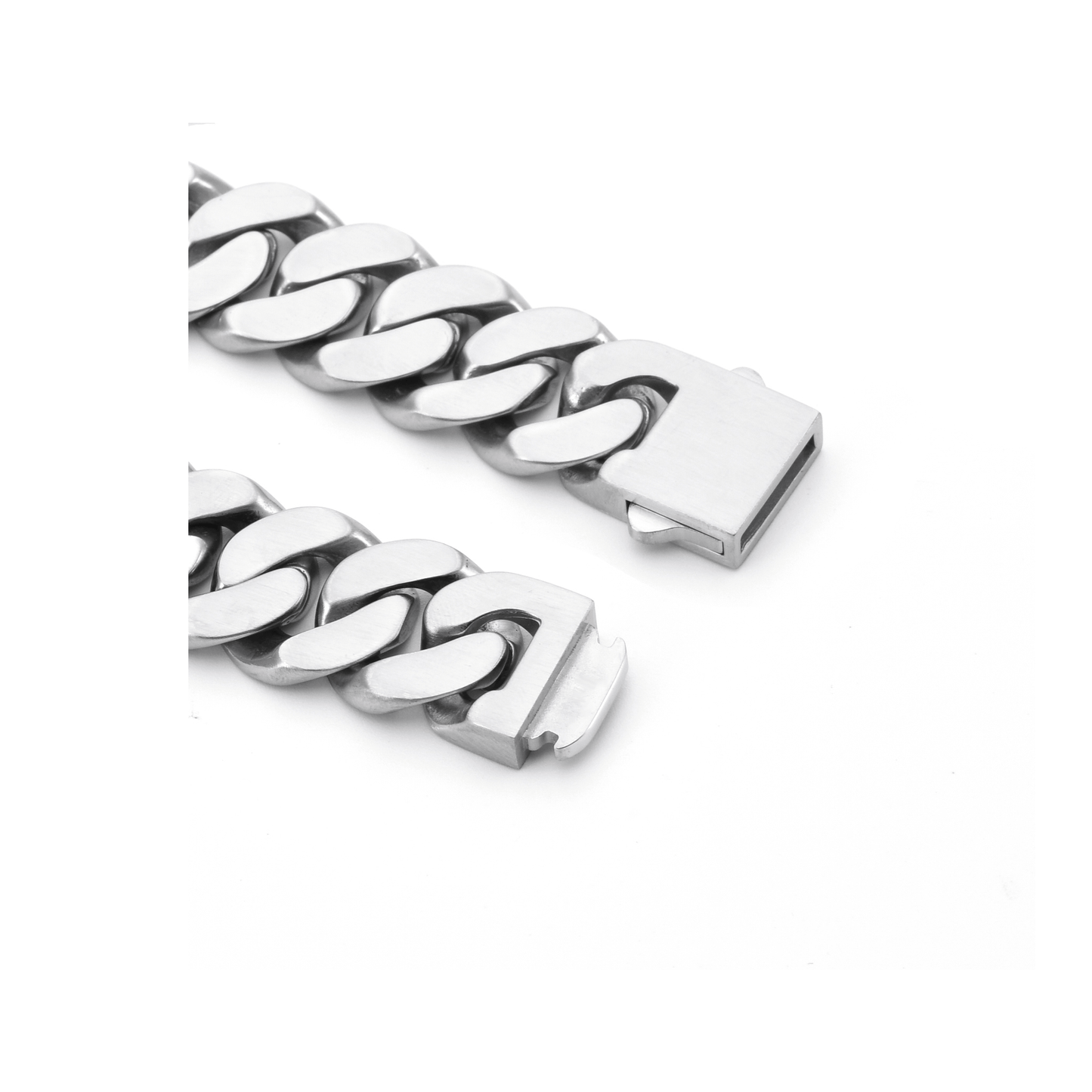 BG160W B.Tiff High Polish 16mm Flat Cuban Link Bracelet - PBNJ FASHIONS
