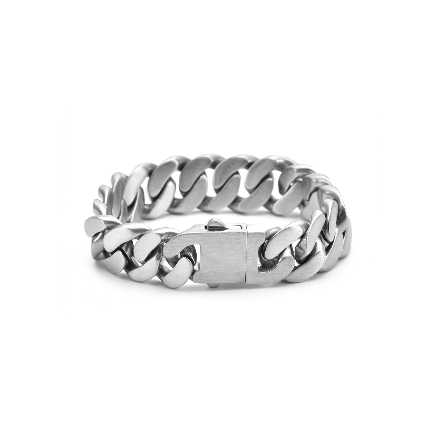 BG160W B.Tiff High Polish 16mm Flat Cuban Link Bracelet - PBNJ FASHIONS