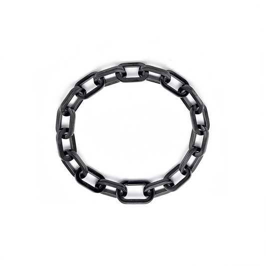 BG200B B.Tiff Black Paperclip Bracelet - PBNJ FASHIONS