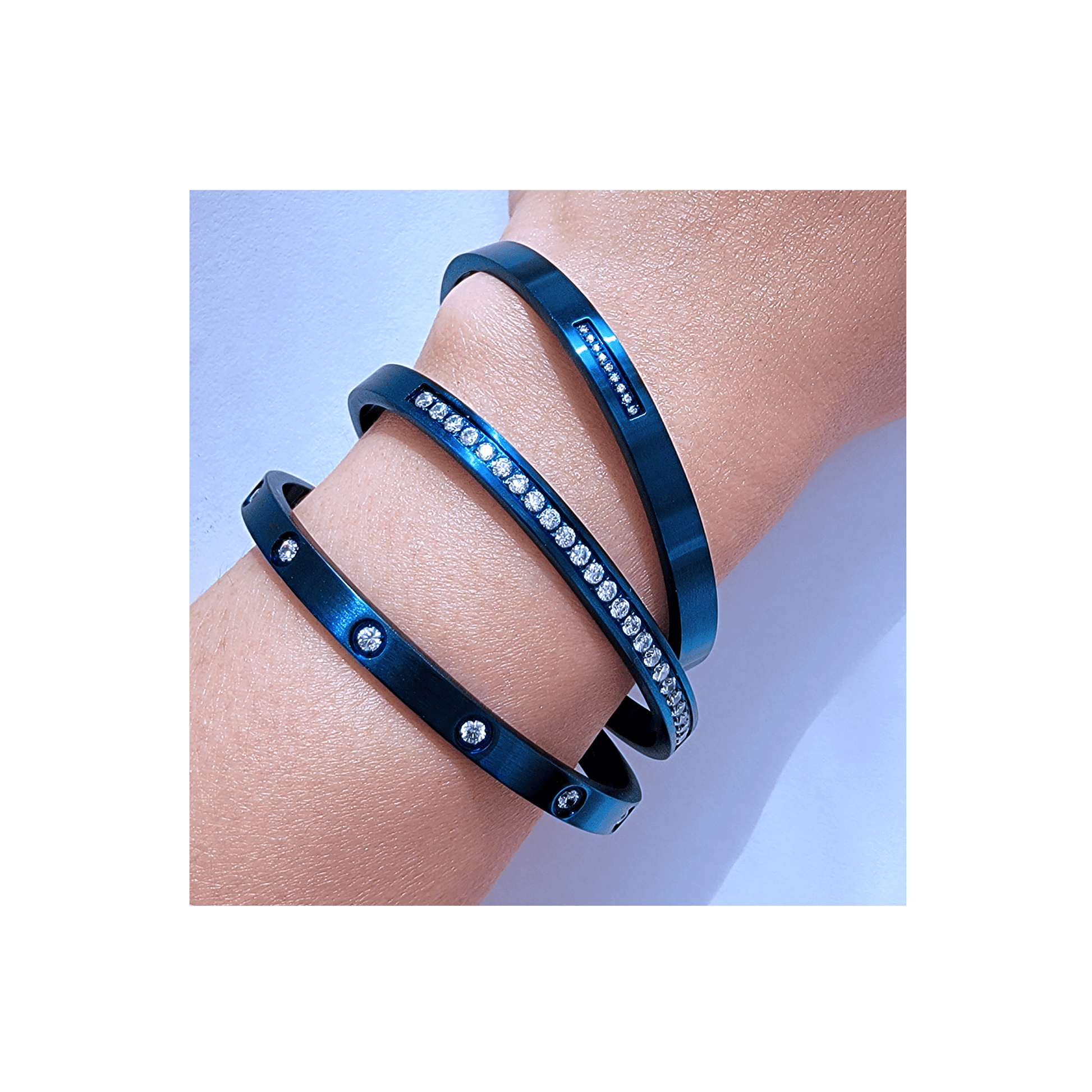 BG333BL B.Tiff Eternity 25 Bangle Bracelet - PBNJ FASHIONS