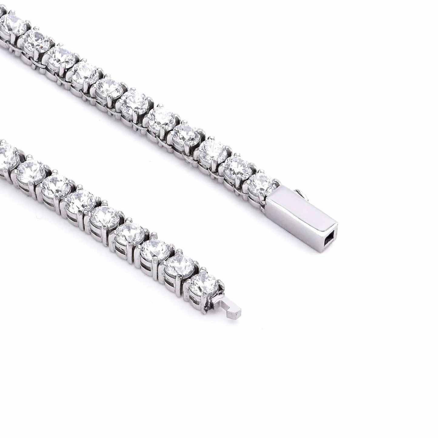 BG400W B.Tiff 4mm Tennis Bracelet - Thin - PBNJ FASHIONS