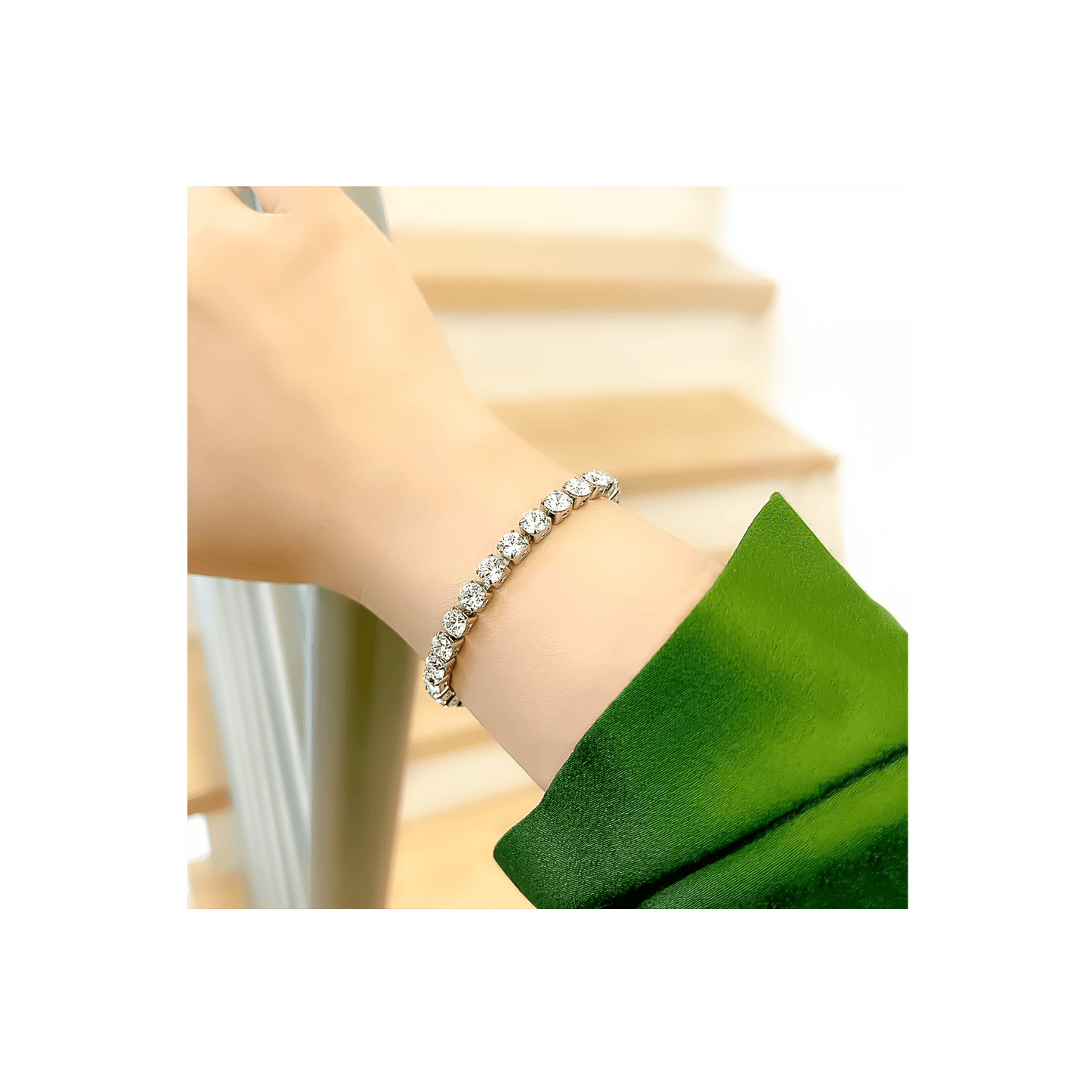 BG500W B.Tiff 5mm Tennis Bracelet - PBNJ FASHIONS
