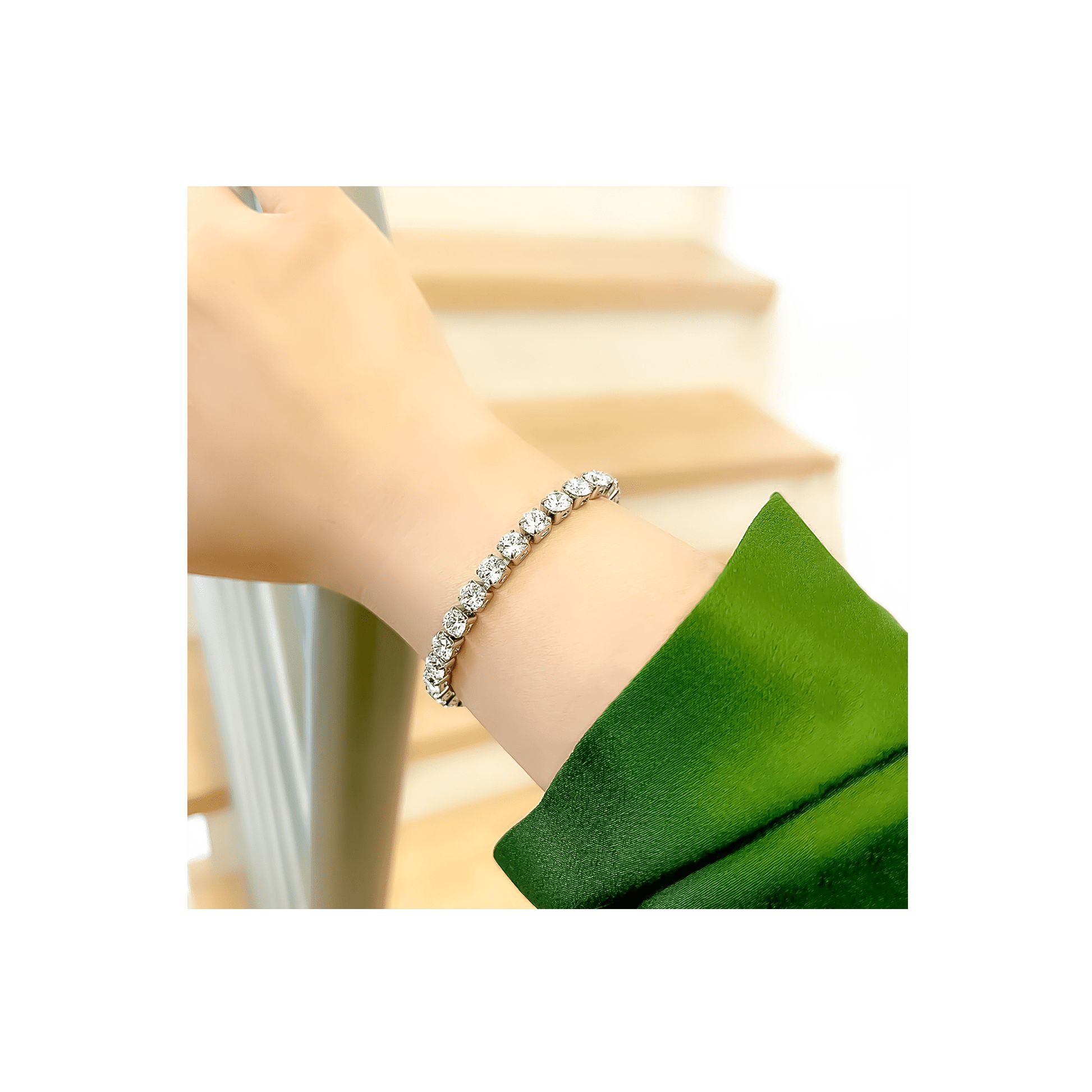 BG500W B.Tiff 5mm Tennis Bracelet - PBNJ FASHIONS